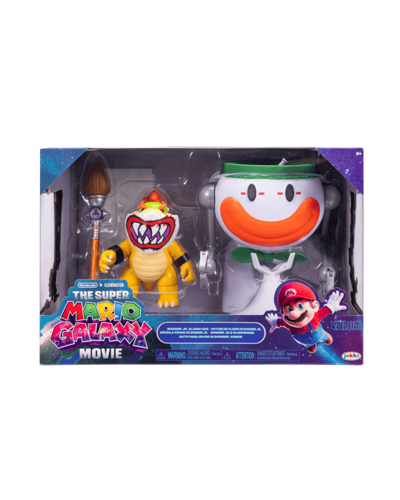 13cm Nintendo x Illumination The Super Mario Galaxy Movie Bowser Jr. with Clown Car