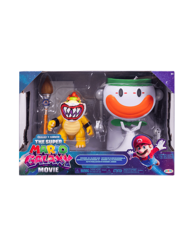 13cm Nintendo x Illumination The Super Mario Galaxy Movie Bowser Jr. with Clown