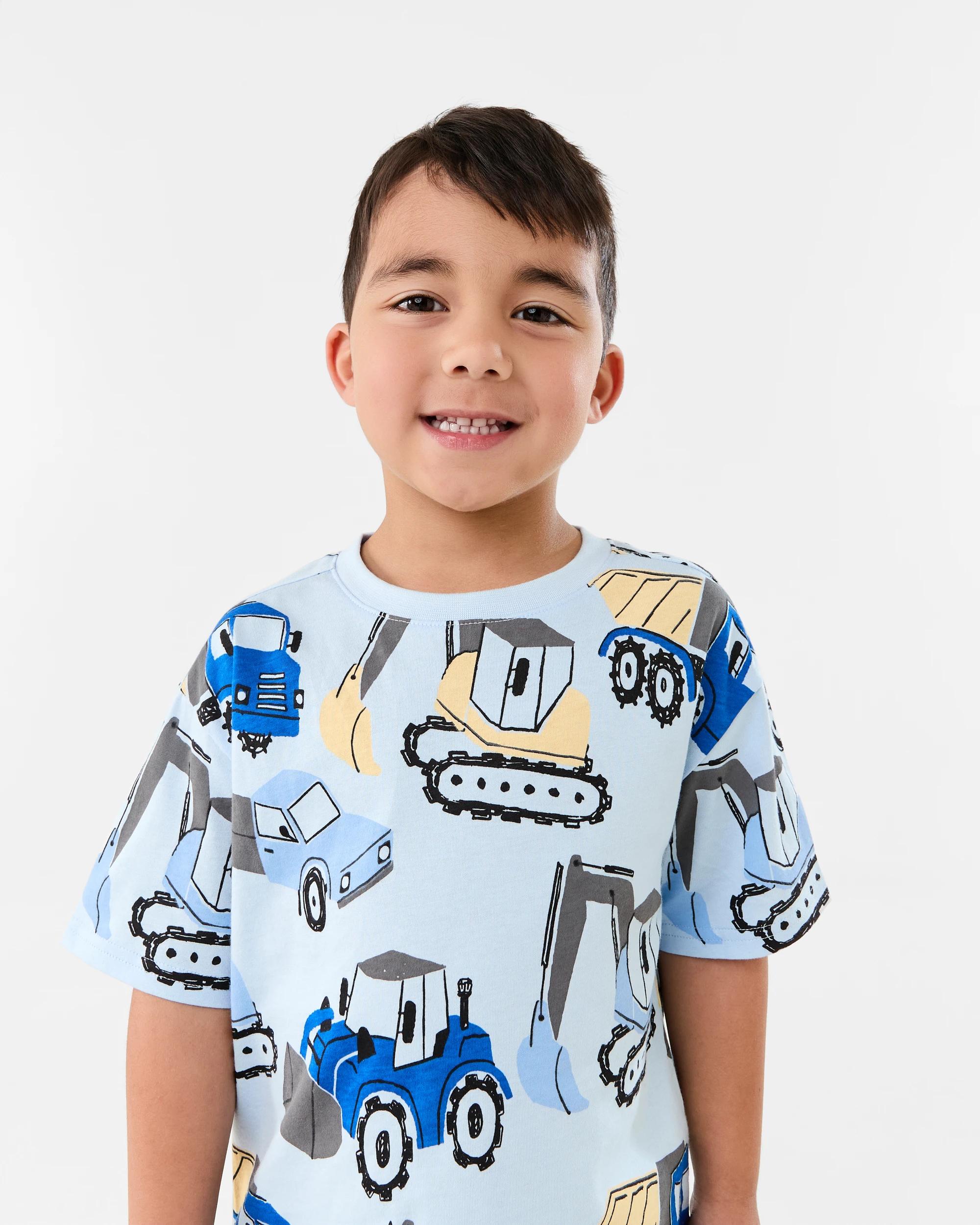 3 All Over Print T-shirt Blu Dig, 3 of 7