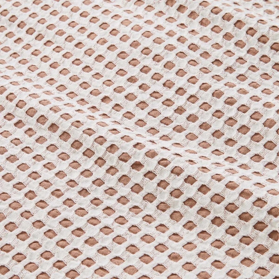 4 Dakota Cotton Quilt Cover Set - Super King Bed, Tan, 4 of 7