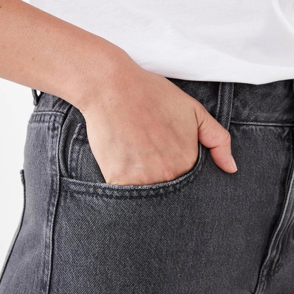 6 Barrel Leg Jeans Grey Wash, 6 of 7