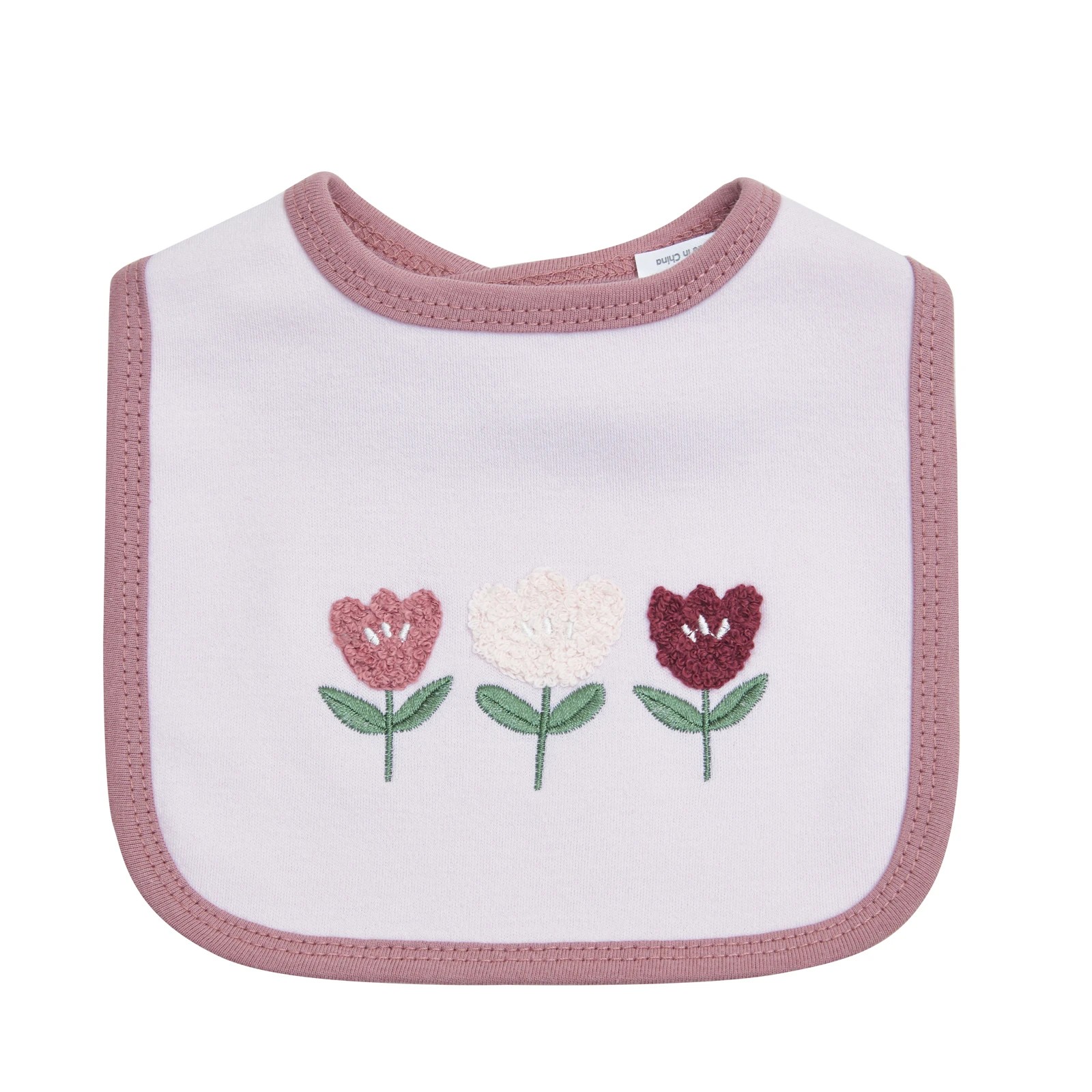 3 Big Softies 3 Pack Applique And Printed Bibs, Floral, 3 of 6