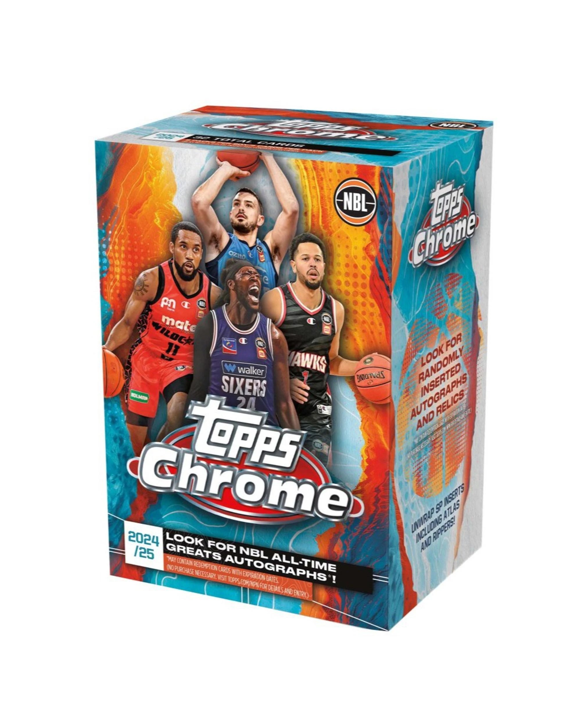 1 Topps 2024/2025 Chrome NBL Basketball Value Blaster Box, 1 of 5