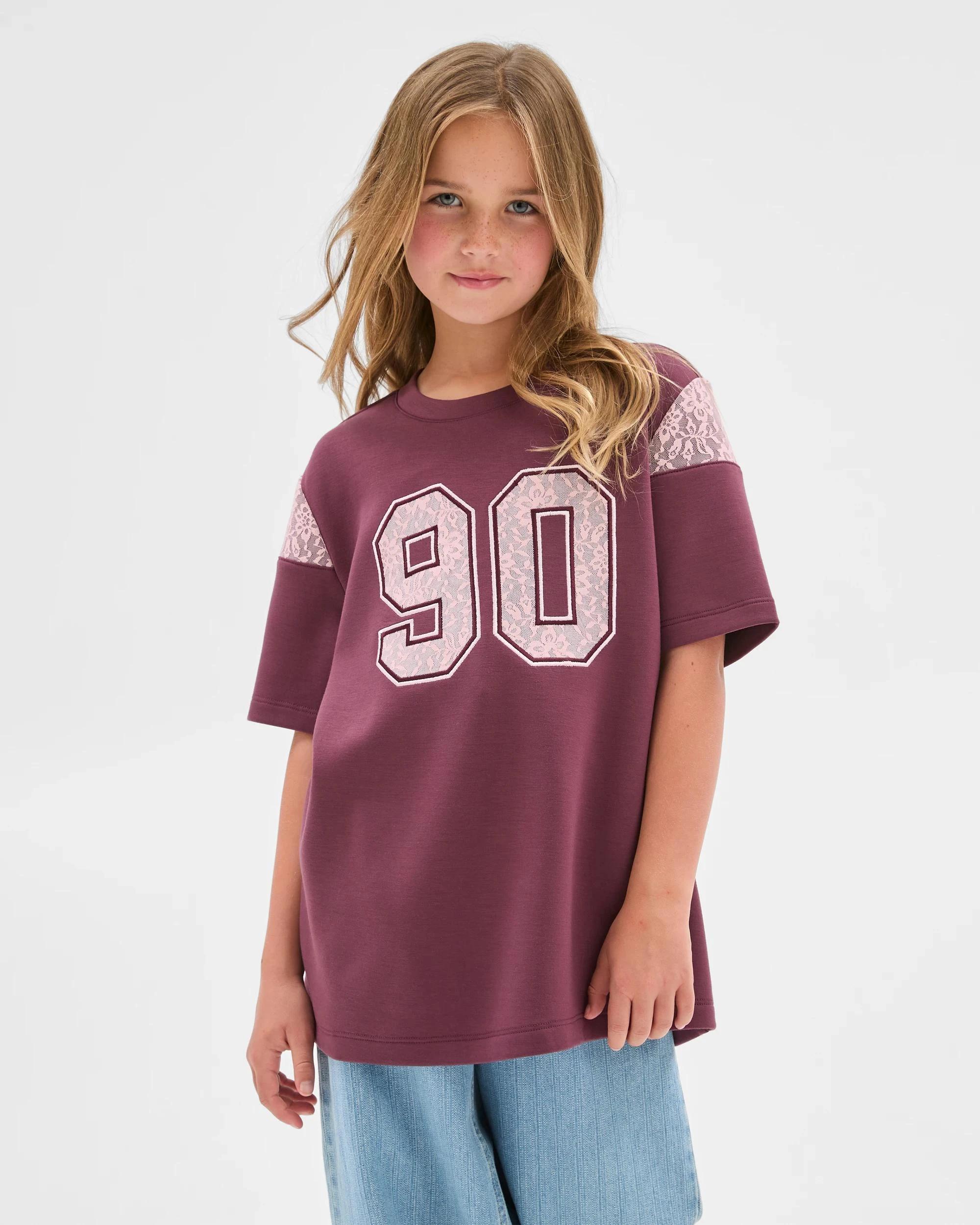 1 Target Kids Scuba Longline T-Shirt EGGPLANT, 1 of 8