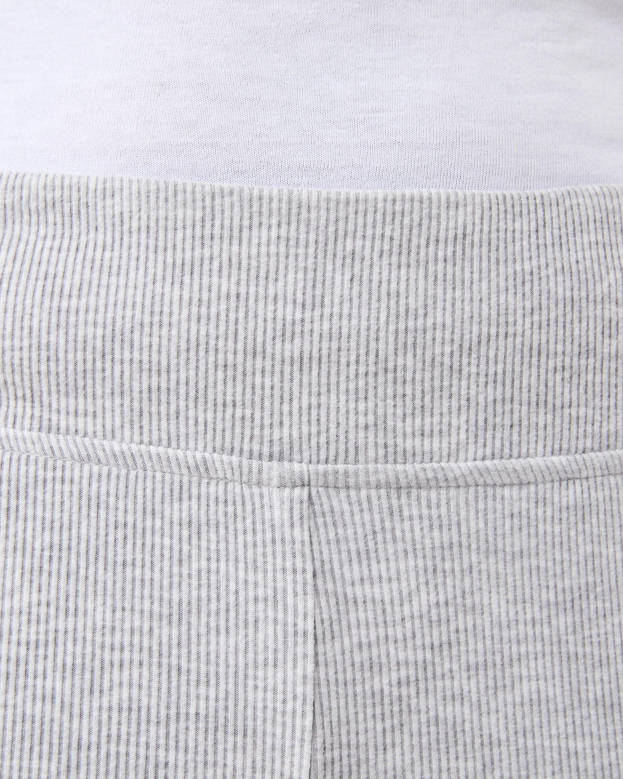 4 Rib Flare Leggings Grey Marle, 4 of 5