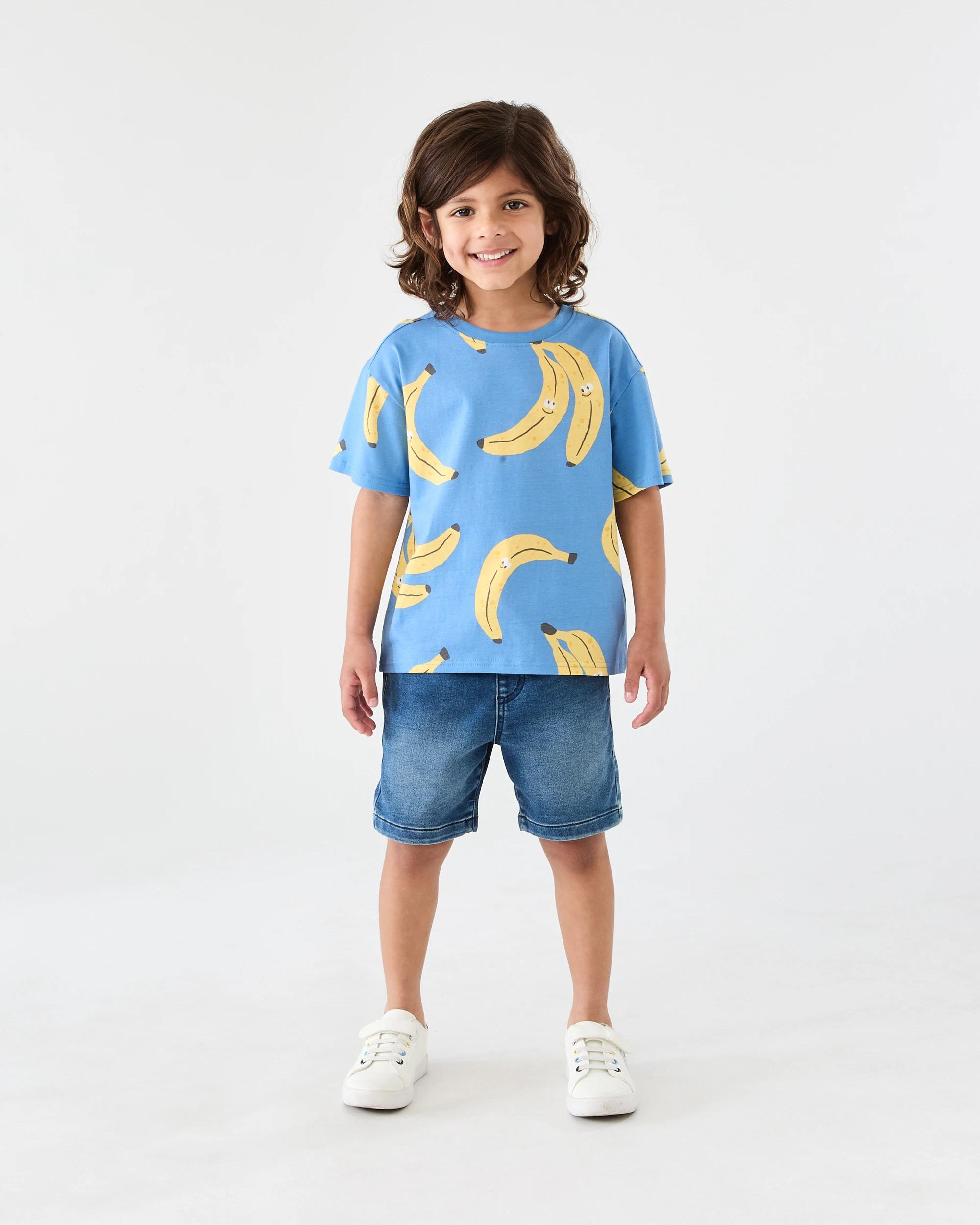 5 All Over Print T-shirt Blu Fruit, 5 of 6