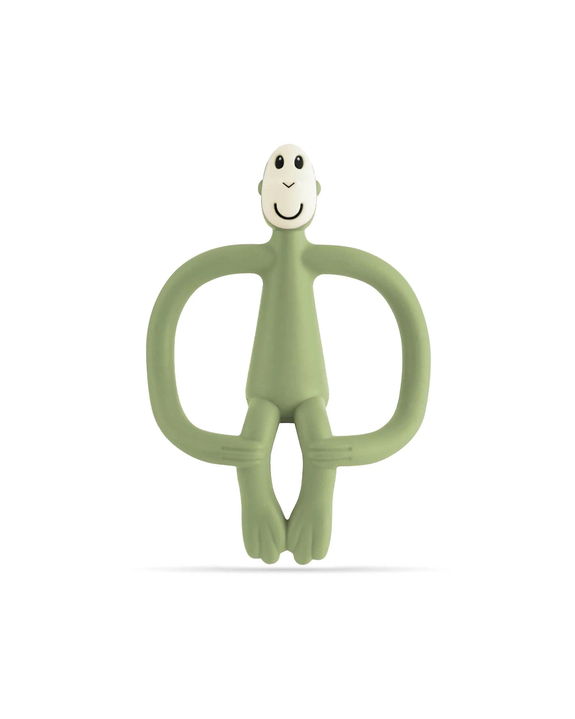 1 Matchstick Monkey Teething Toy and Gel Applicator - Olive, 1 of 3