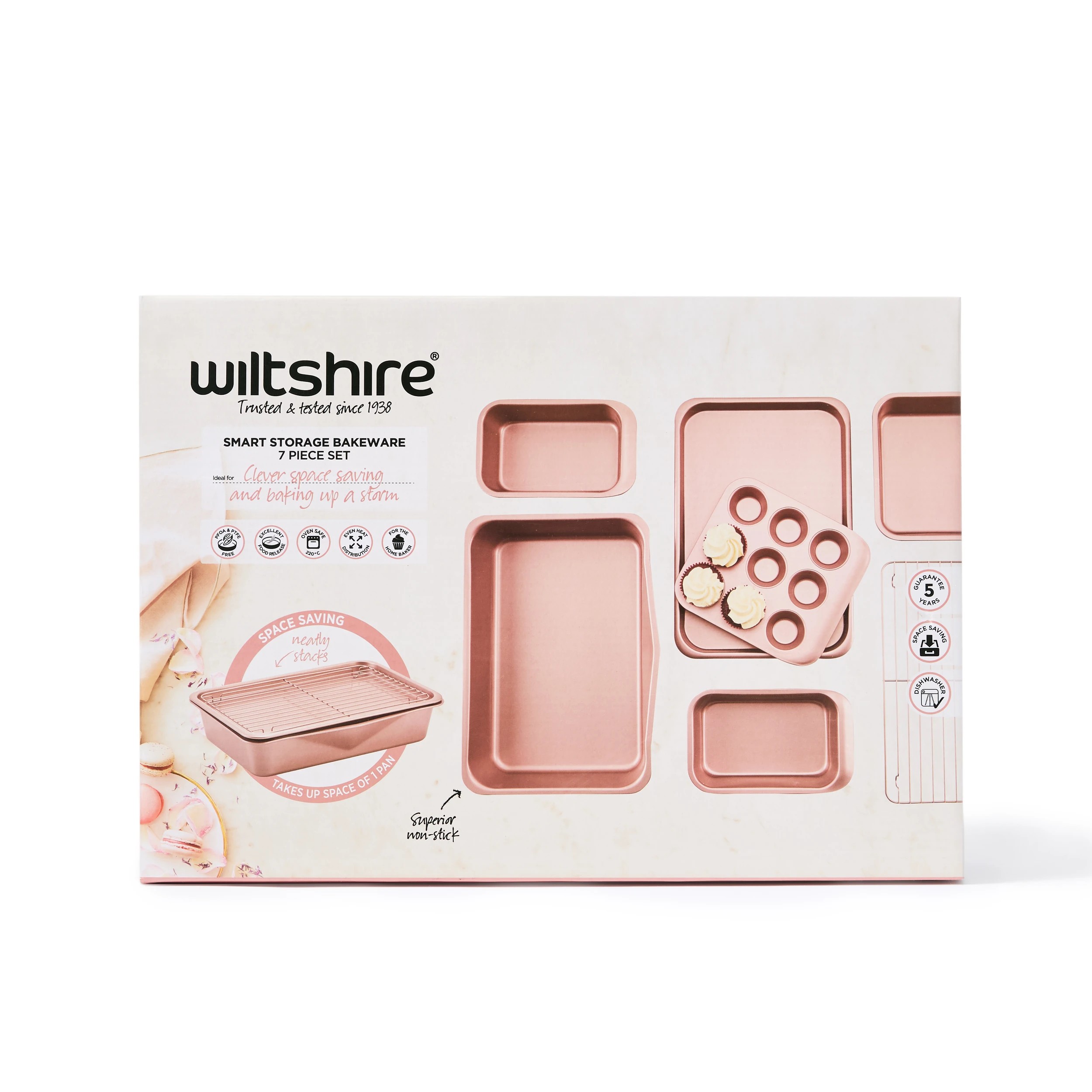 9 7 Piece Wiltshire Smartstack Bakeware Set, 9 of 10