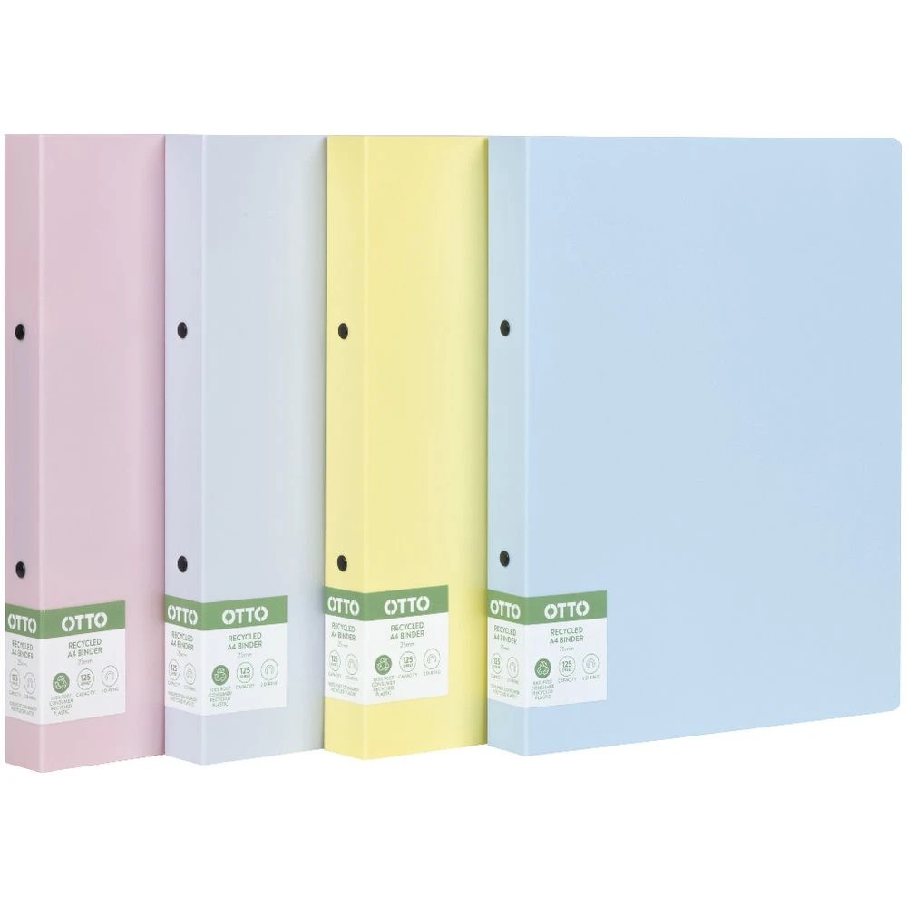 6 Otto A4 2D  Binder 25mm Blue, 6 of 6