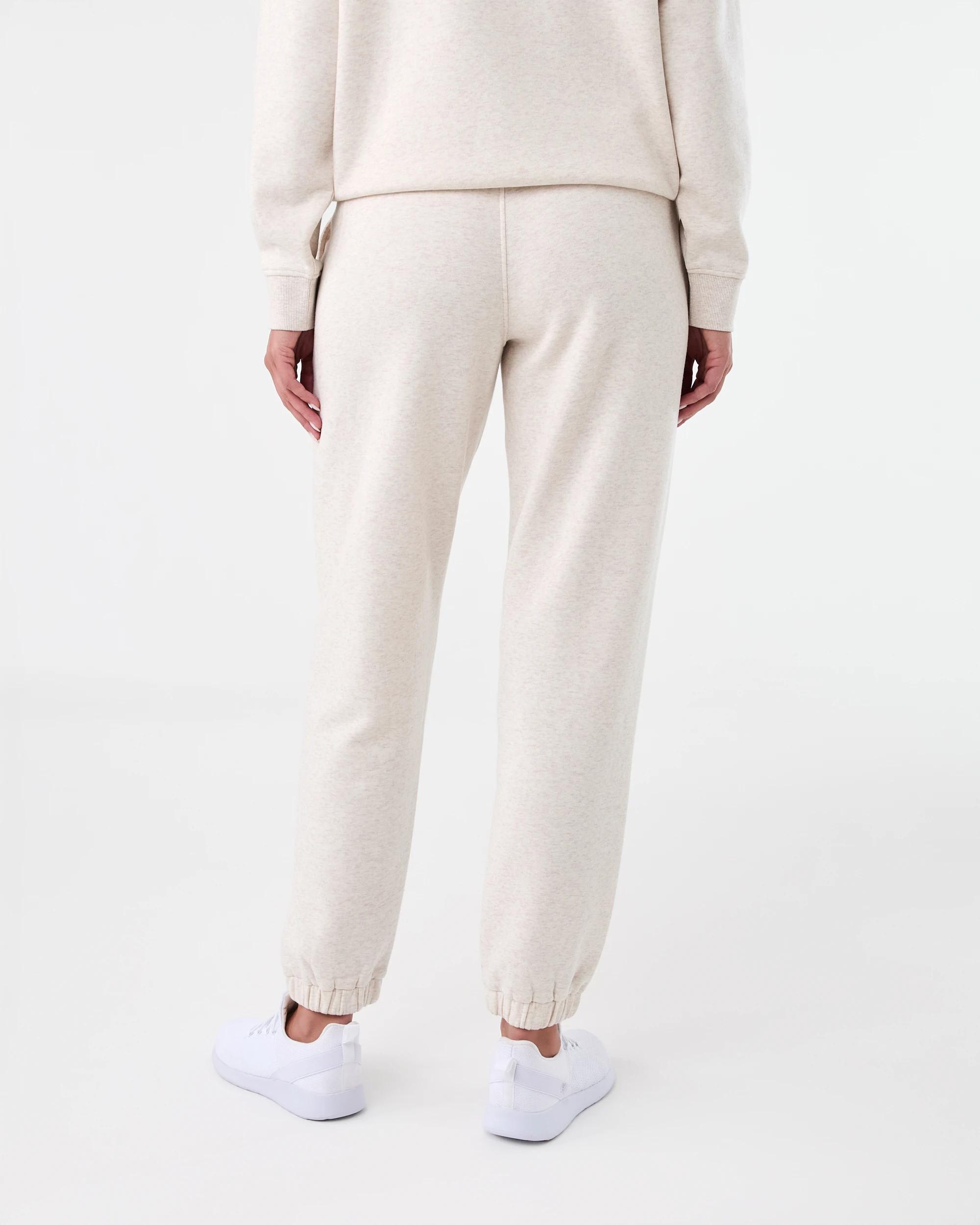 3 Active Womens Essential Cuff Trackpants Oatmeal, 3 of 6