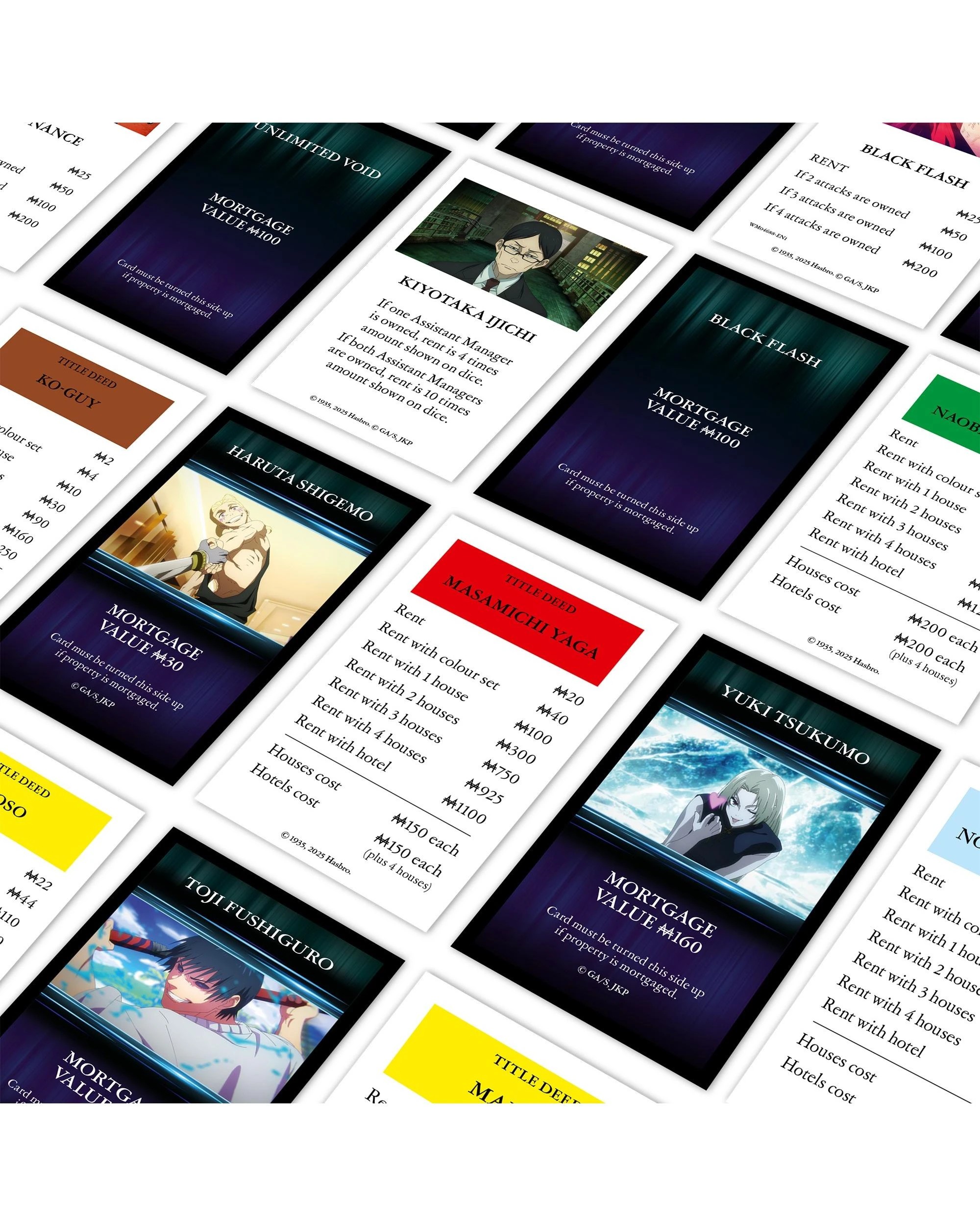 5 Monopoly Jujutsu Kaisen Board Game, 5 of 9