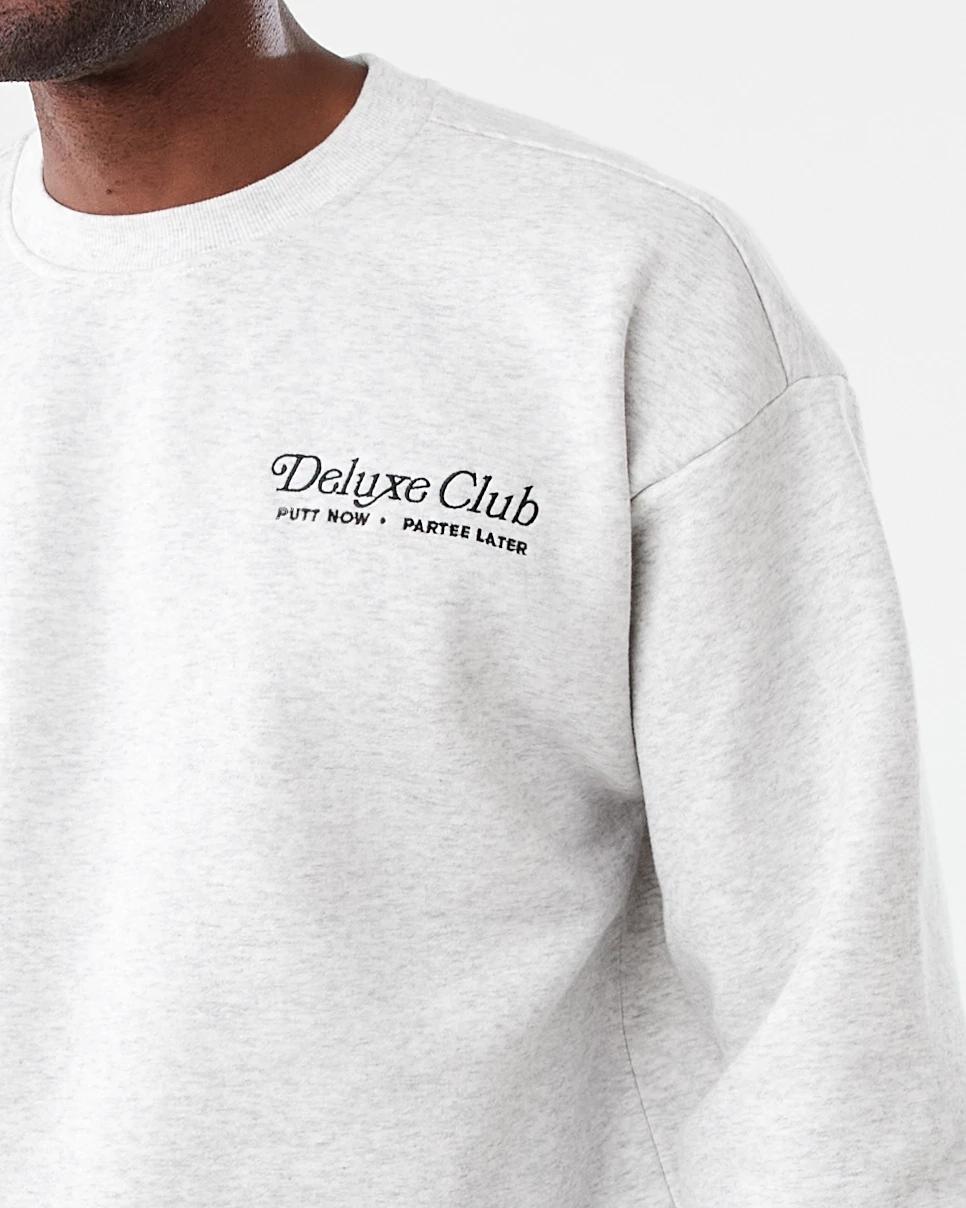 5 Oversized Print Crew Neck Sweatshirt Gry Deluxe, 5 of 6