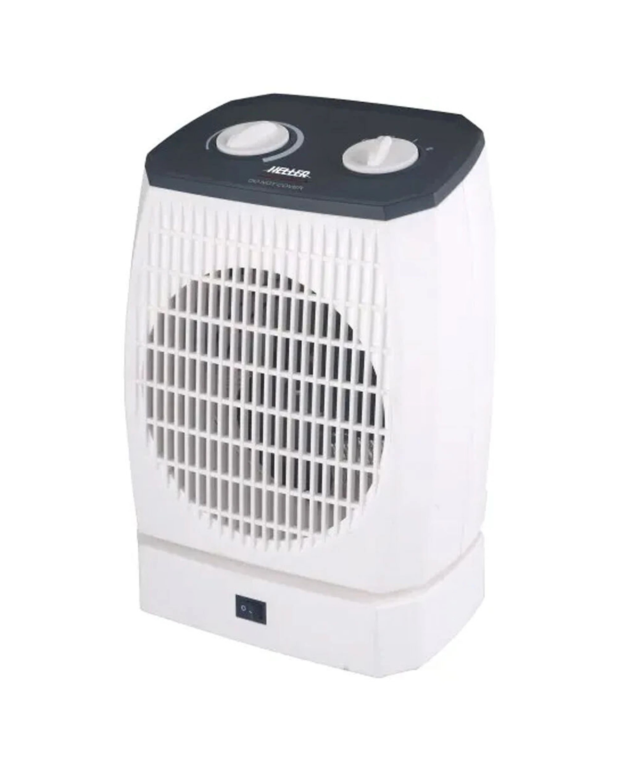 1 Heller Home Powerful Portable Oscillating Upright Fan Heater 1000/2000w
 - White, 1 of 3