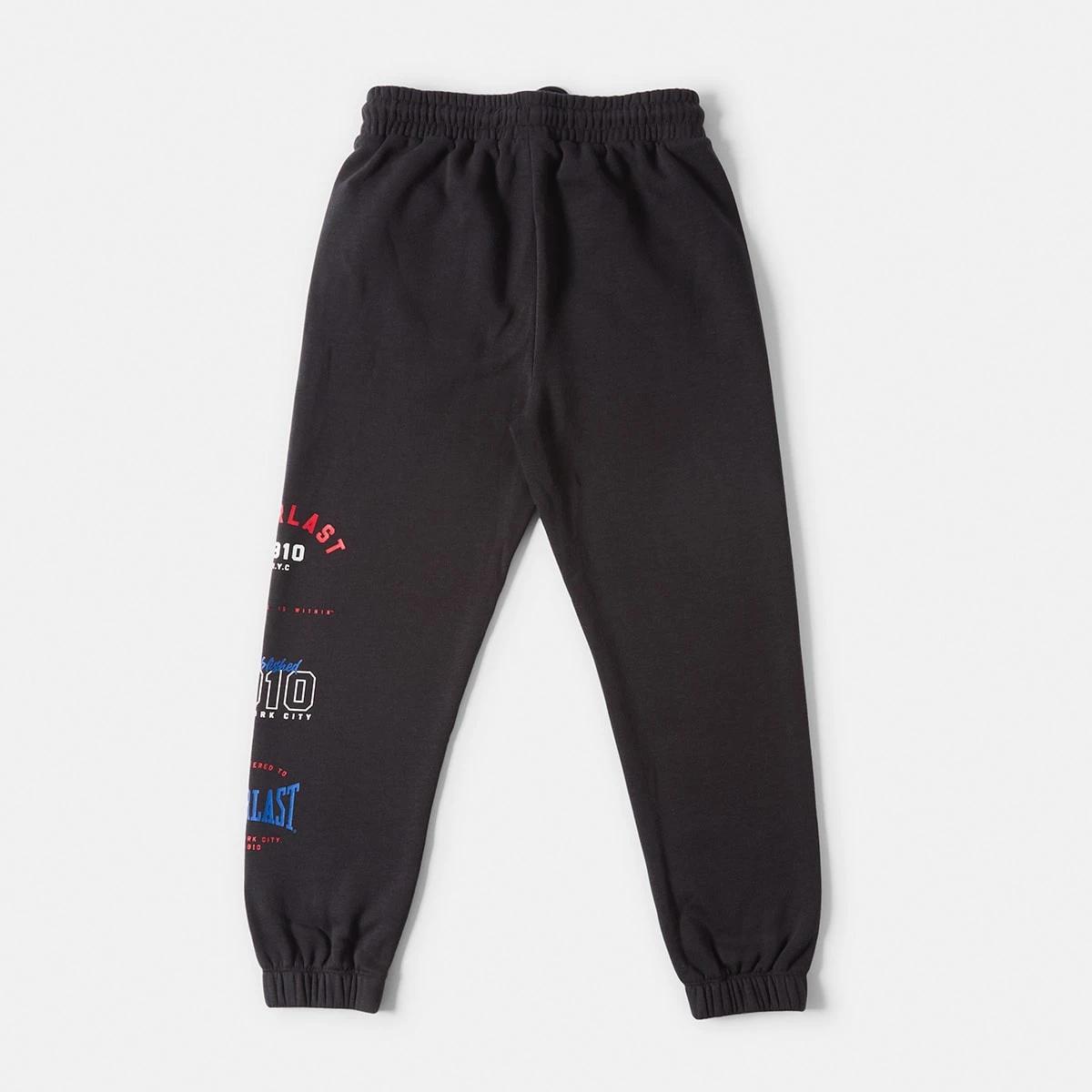 10 Everlast Kids Logo Trackpants Wash Black, 10 of 10