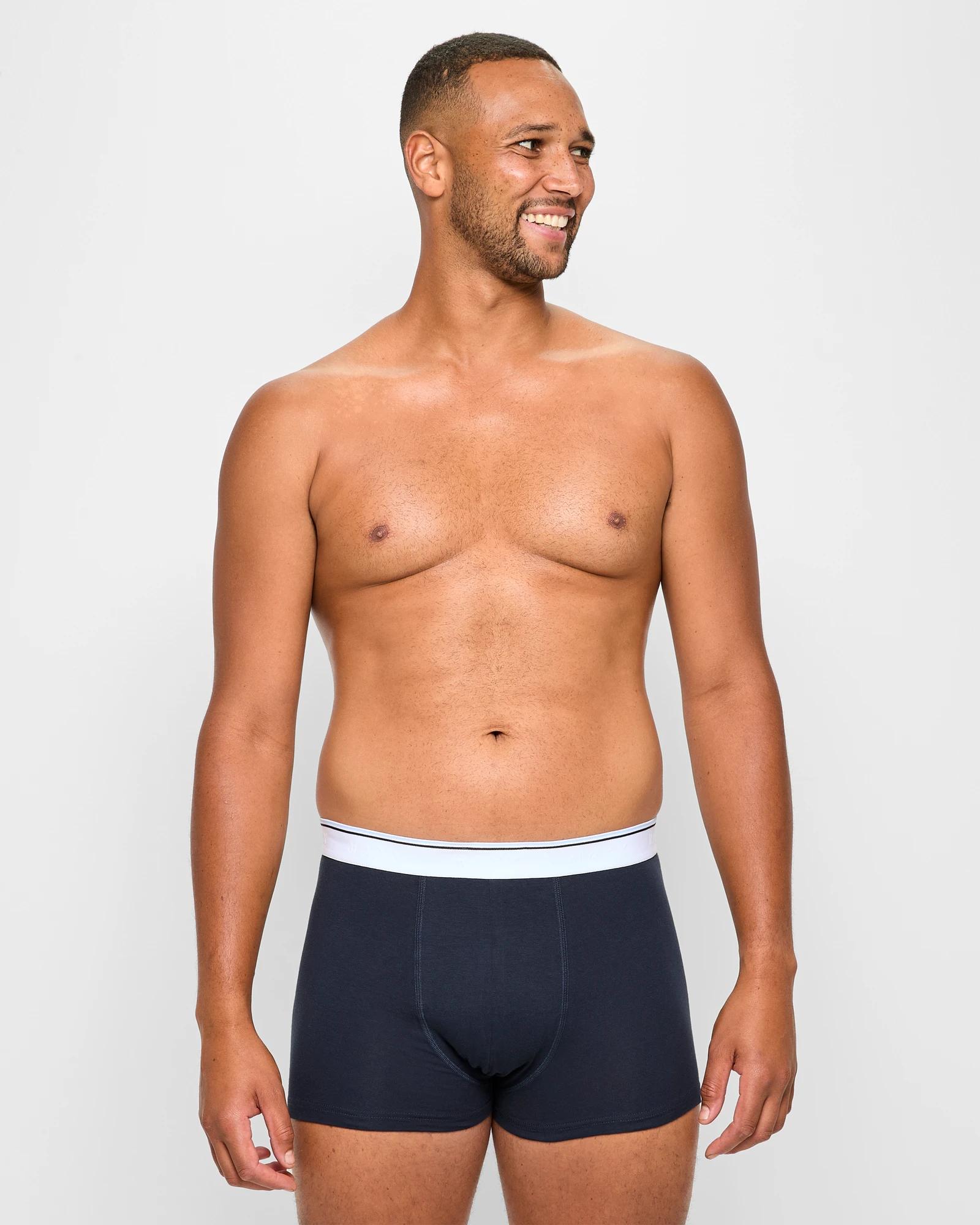 2 Australian Cotton Blend 5 Pack Hipster Trunks - Maxx BLUE, 2 of 4