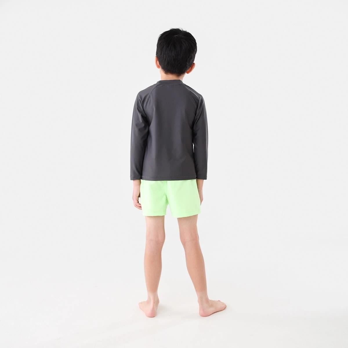 5 Plain Boardshorts FLURO LIME, 5 of 5