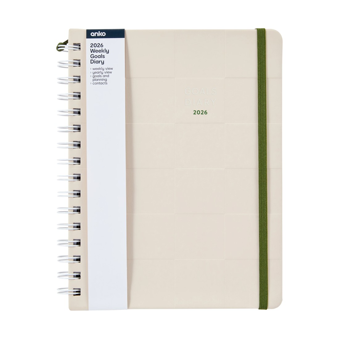 7 2026 Weekly Goals Diary, 7 of 8