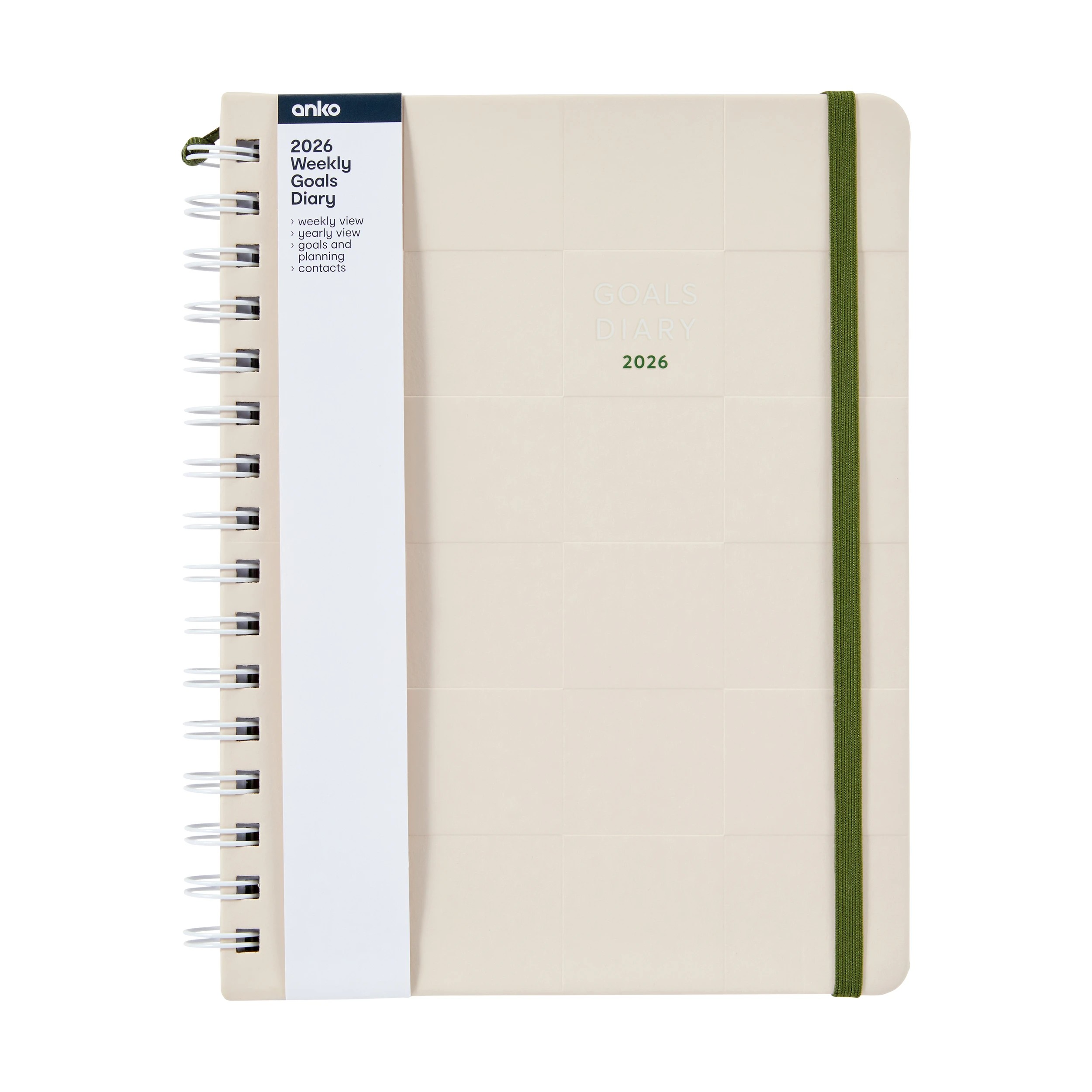 7 2026 Weekly Goals Diary, 7 of 8