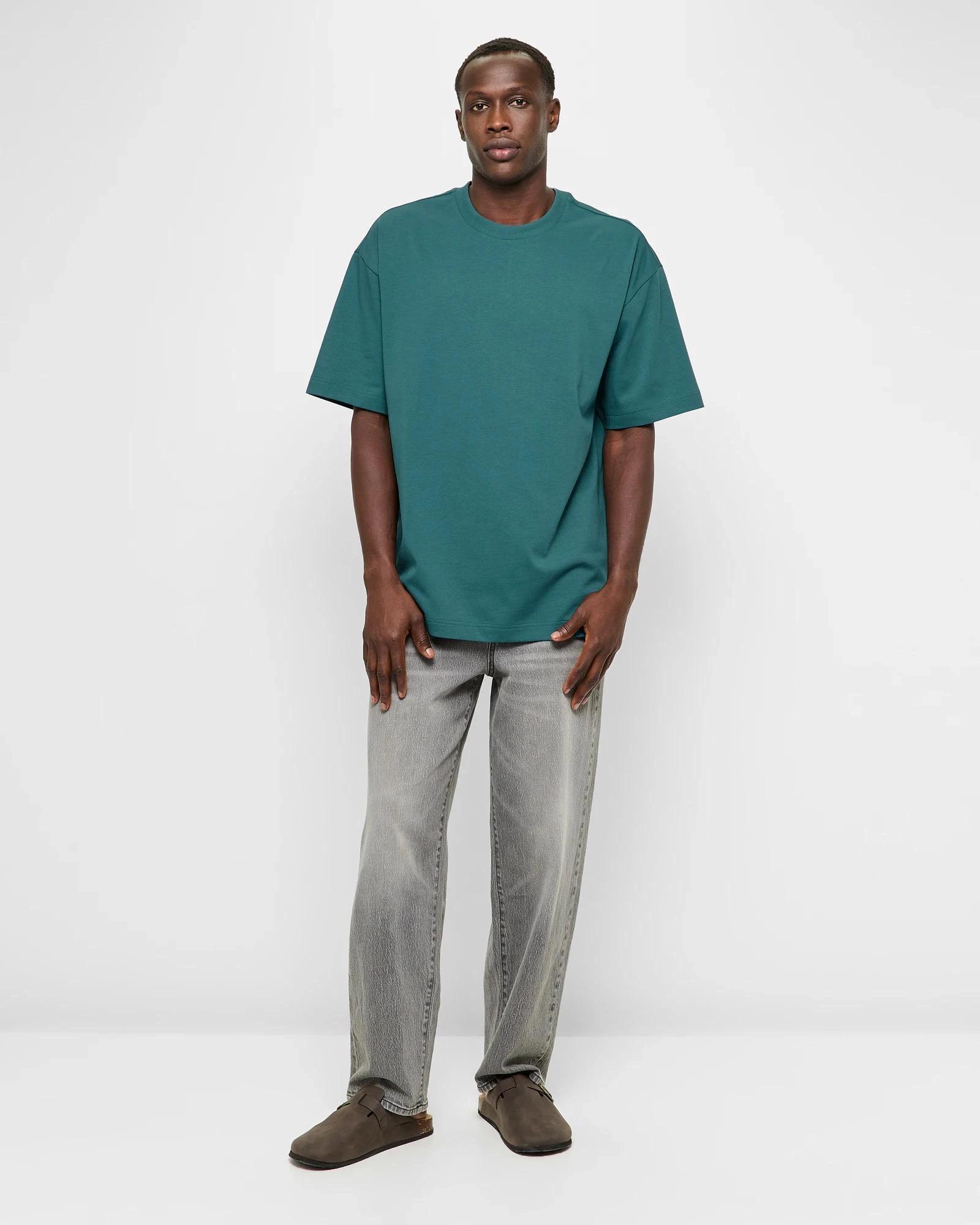 2 Heavy Core Oversized T-Shirt - Commons MALLARD BLUE, 2 of 5