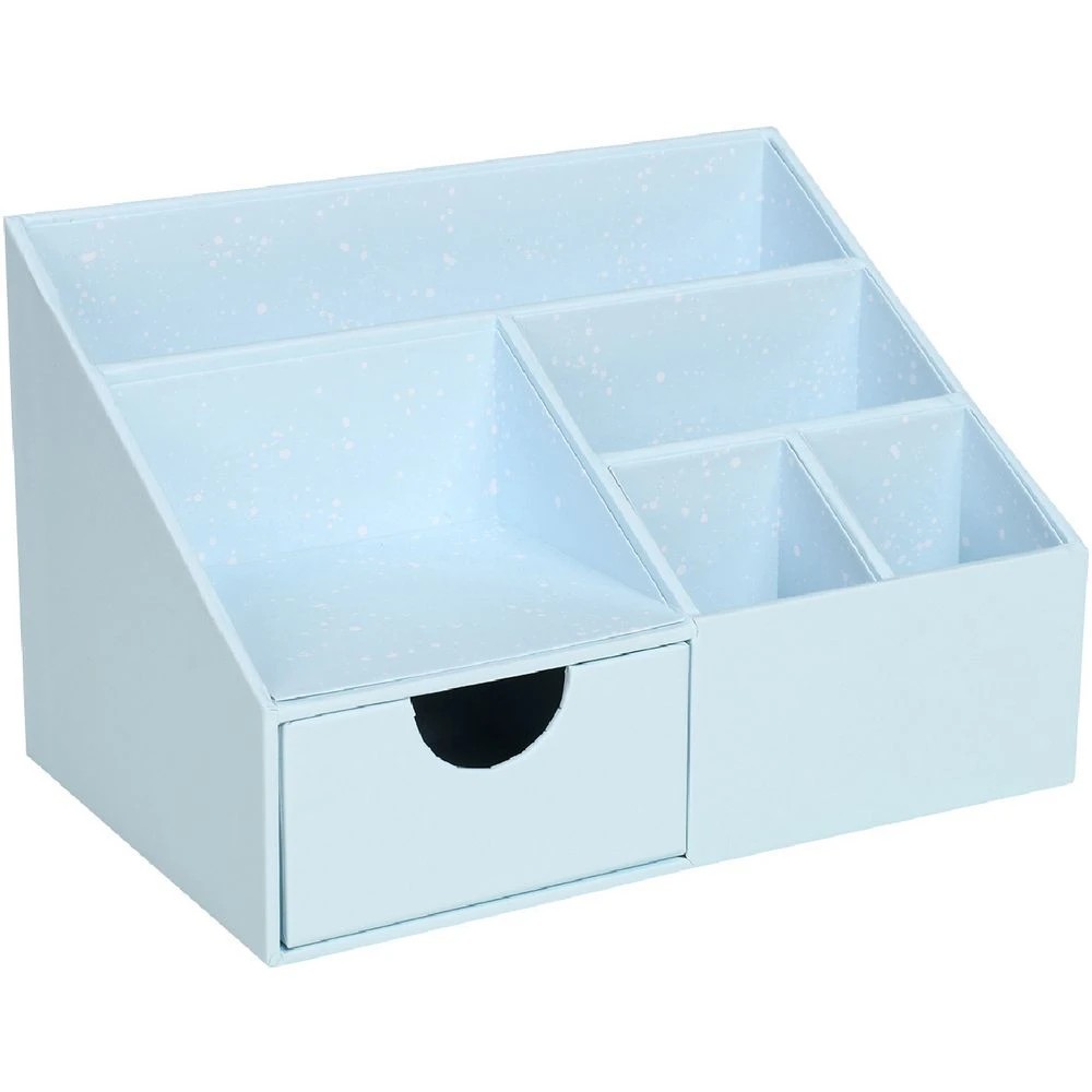 1 Otto Pastel Desk Organiser Blue, 1 of 5