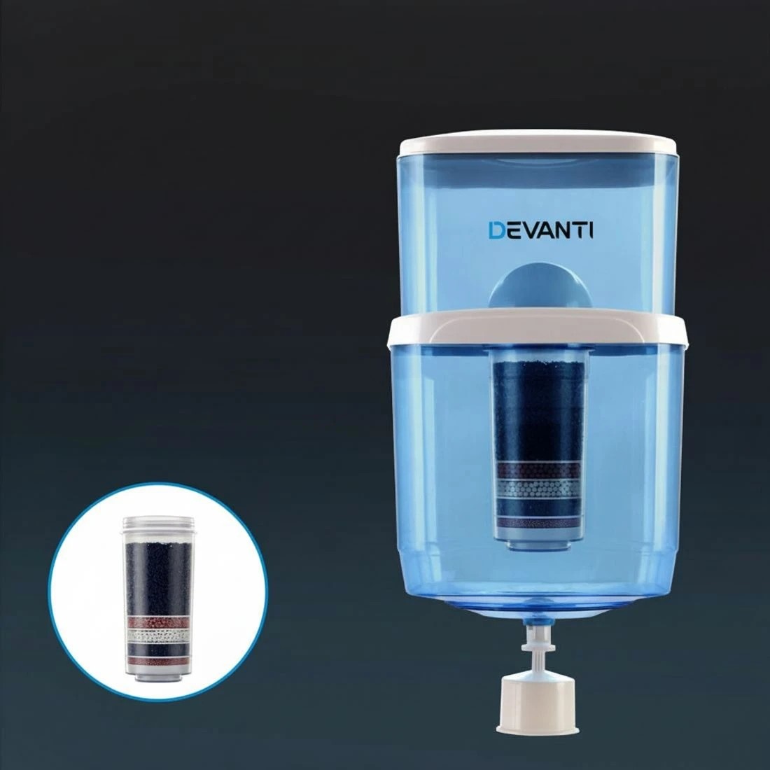 6 Devanti Water Cooler Dispenser 7-Stage Filter 3 Pack - Clear, 6 of 8