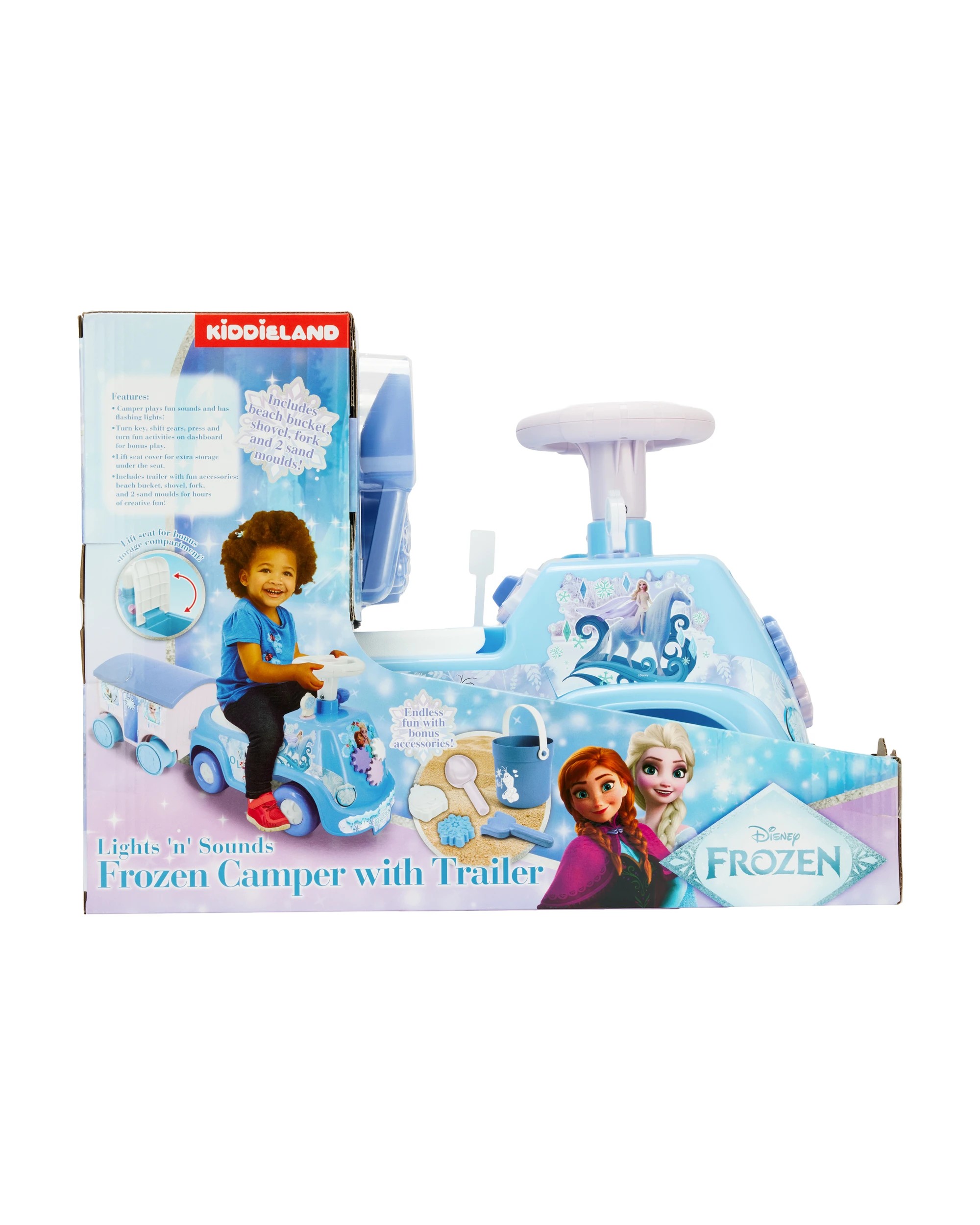 10 Kiddieland Disney Frozen Lights 'n'  Sounds Camper with Trailer, 10 of 10