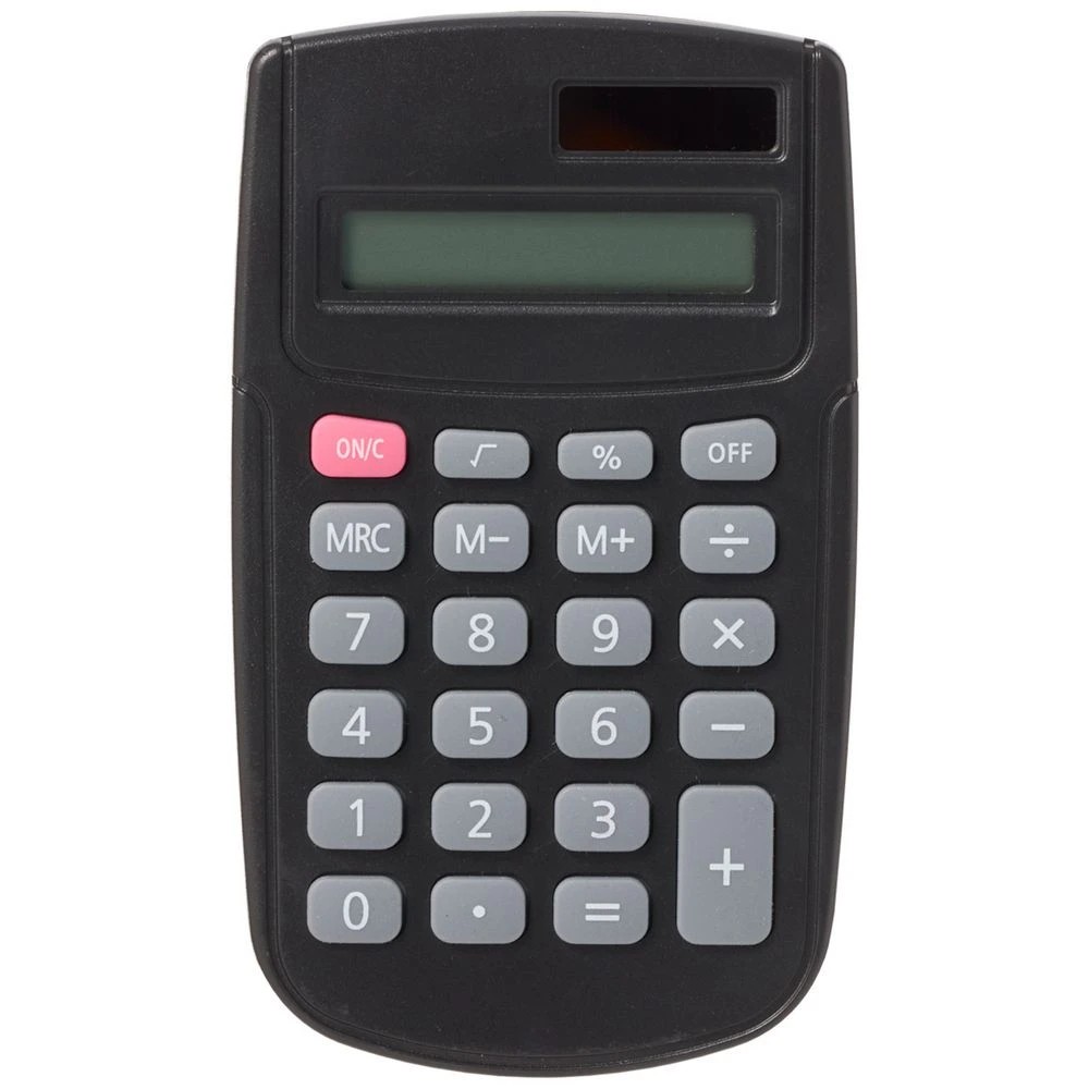 1 Keji Pocket Calculator Black, 1 of 3