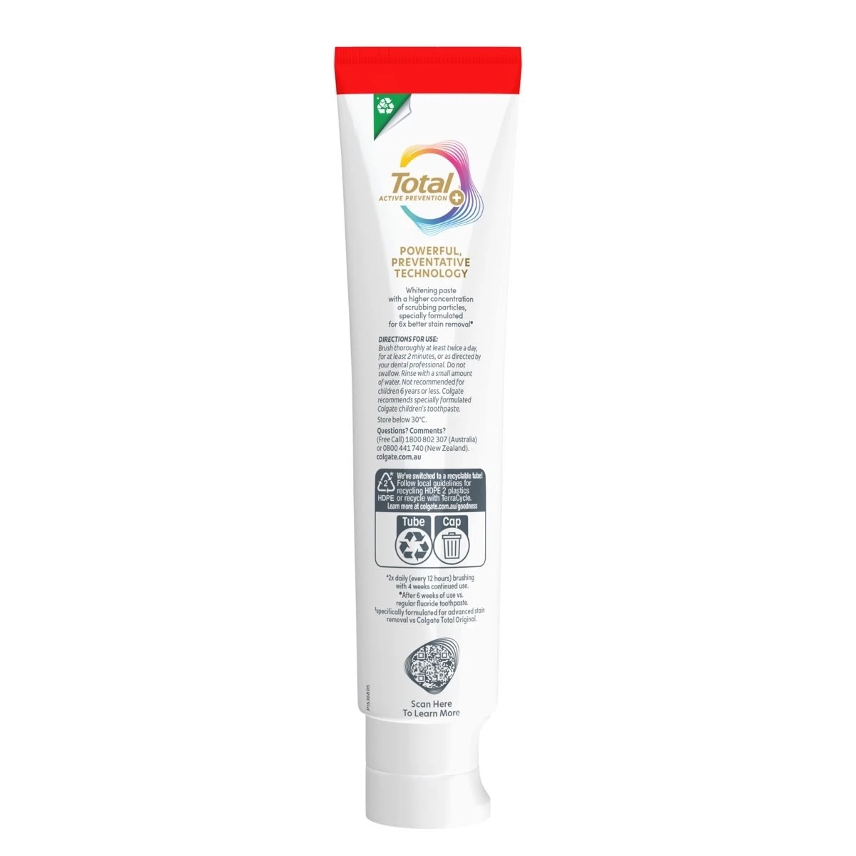 3 Colgate Total Active Prevention Whitening Antibacterial Fluoride Toothpaste, 3 of 10