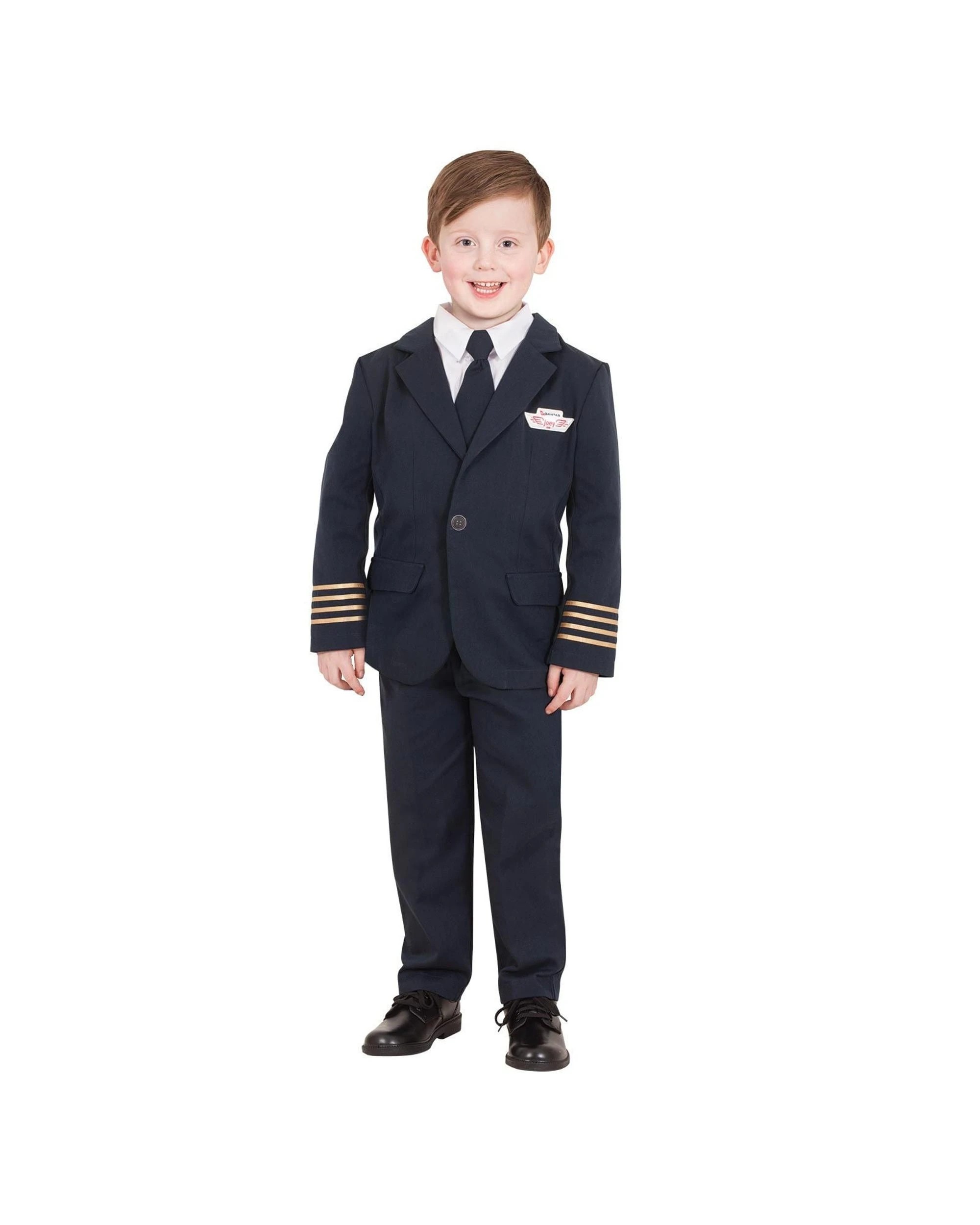1 Qantas Captain's Uniform Costume Size 6-8 Years, 1 of 5