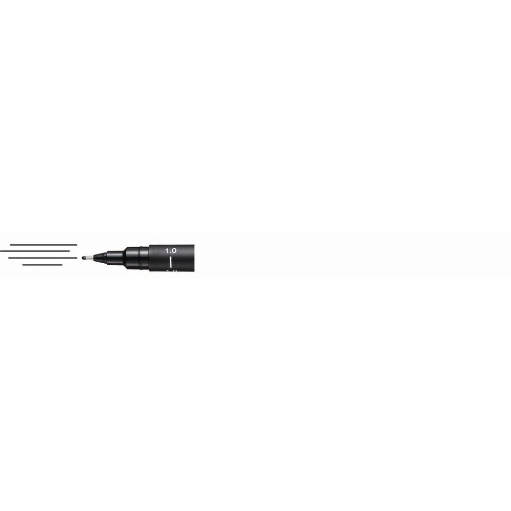 2 Uni Pin Fineliner 1 mm Black, 2 of 2