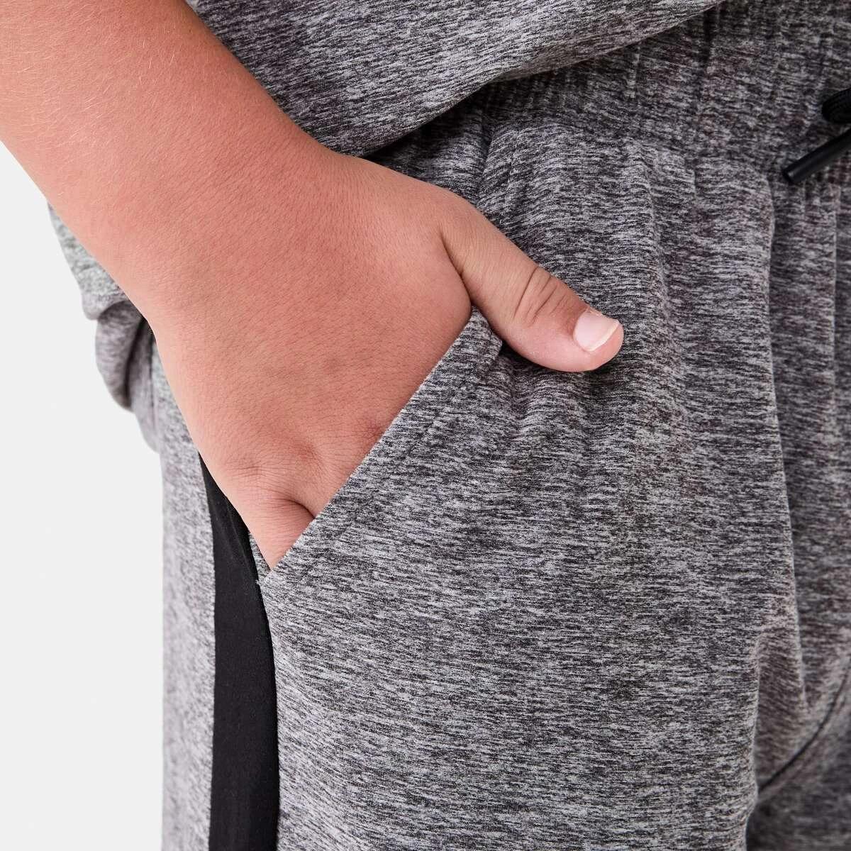 4 Active Kids Knit Shorts TEXTURED SPORT GREY, 4 of 7