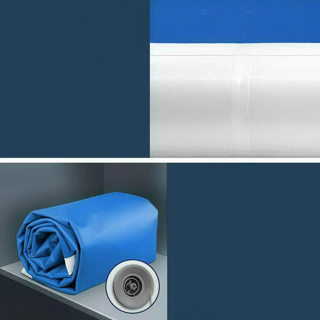 6 Everfit 5M Air Track Gymnastics Tumbling Exercise Cheerleading Mat Inflatable - Blue, 6 of 9