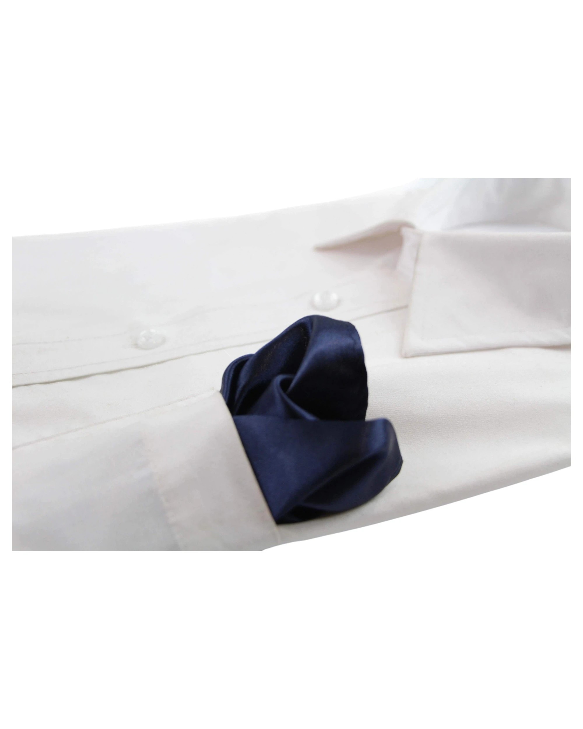 2 Zasel Mens Pocket Square - Blue - Blue, 2 of 2