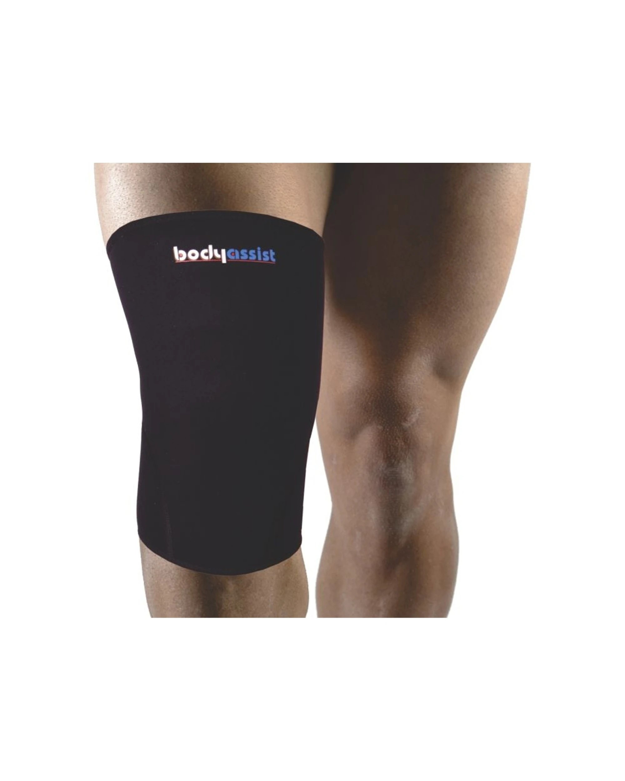 1 Bodyassist Thermal Slip-On Knee Sleeve Closed Patella Support XXL - Black - Black, 1 of 1