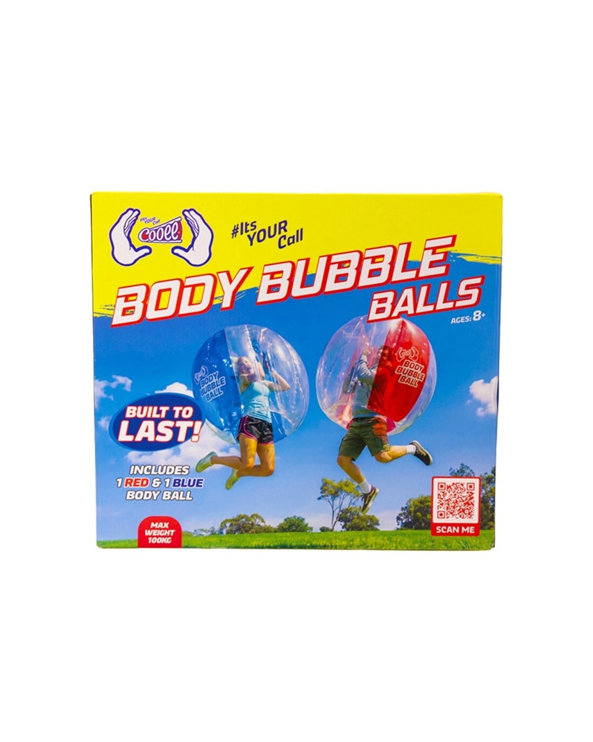 2 Cooee 2x 2pc 1.2m Inflatable Bumper Body Bubble Balls Outdoor Game - Multi, 2 of 5