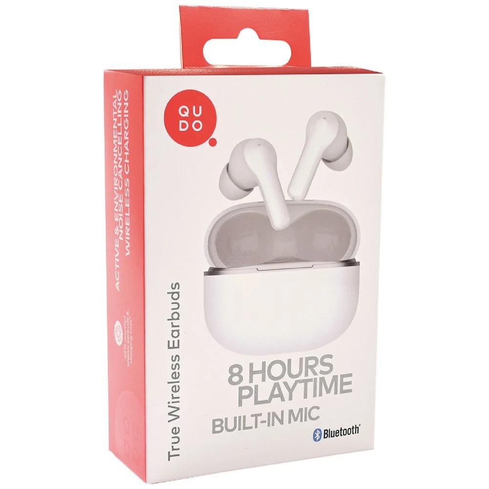 8 Qudo ANC TWS Earphones White, 8 of 9