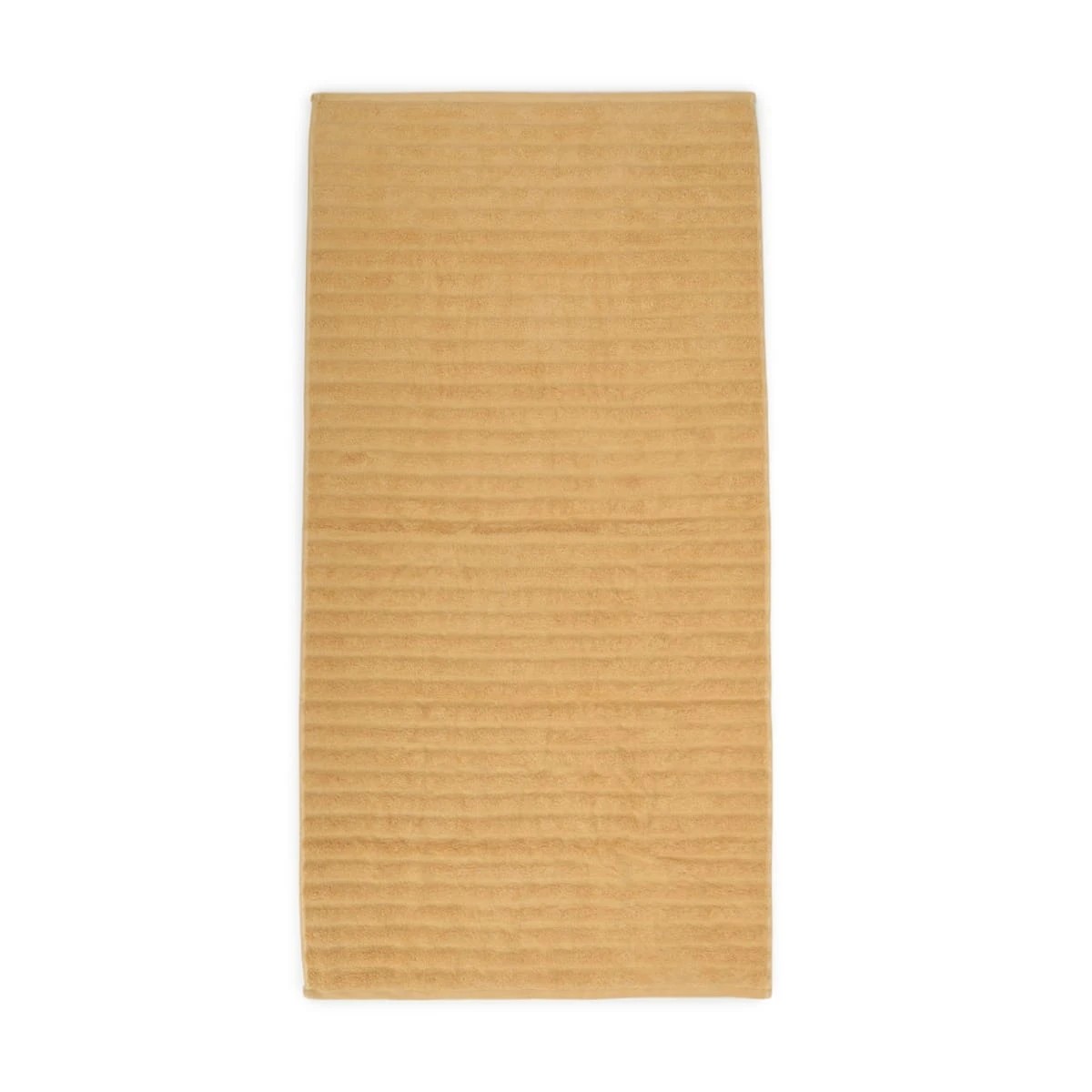3 Thick Ribbed Australian Cotton Bath Towel - Wheat, 3 of 4