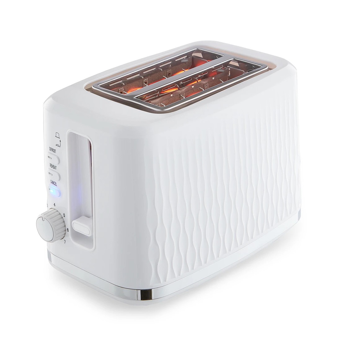 4 2 Slice Toaster - White, 4 of 10