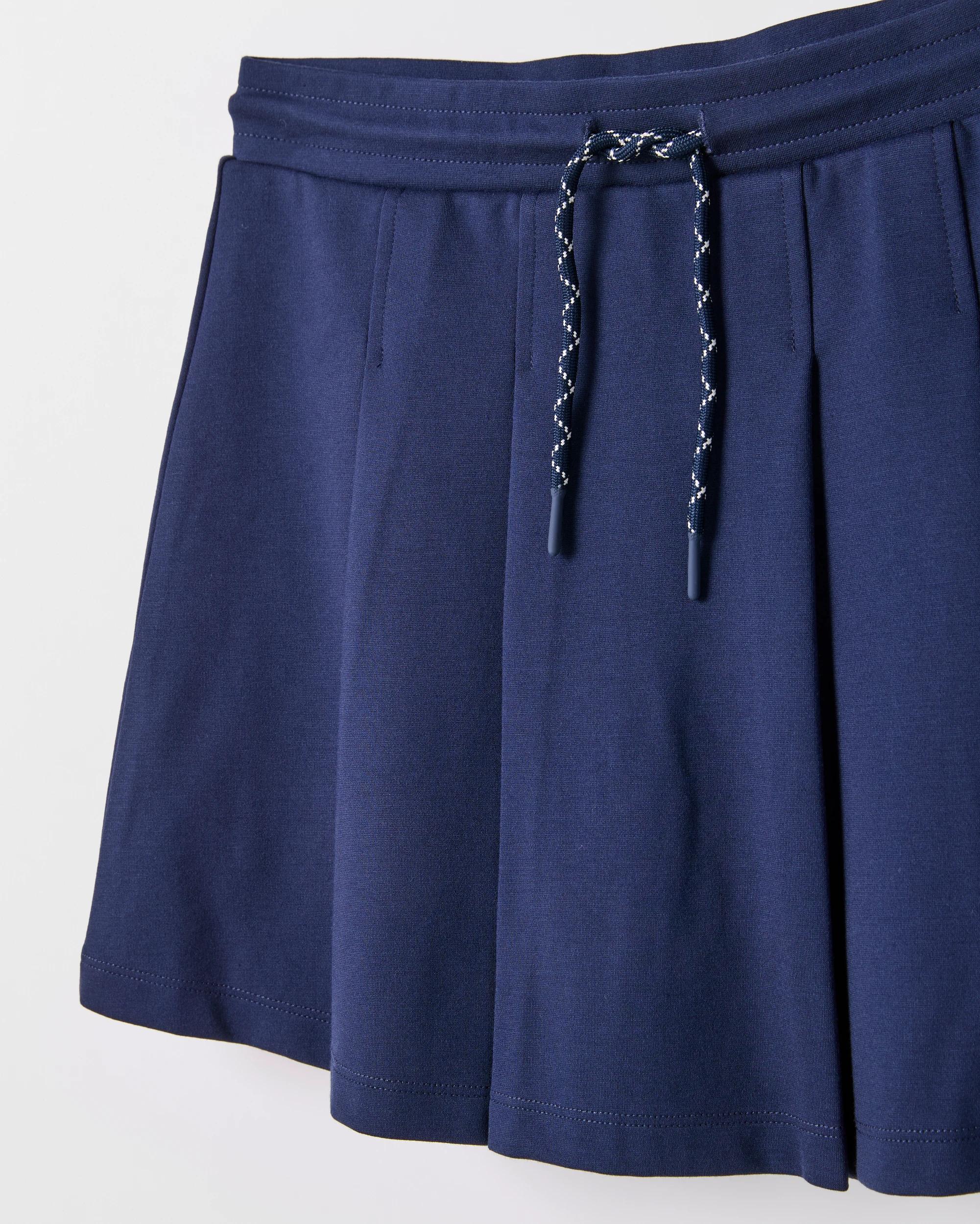 2 Target Kids Fleece Pleat Mini Skort NAVY, 2 of 2