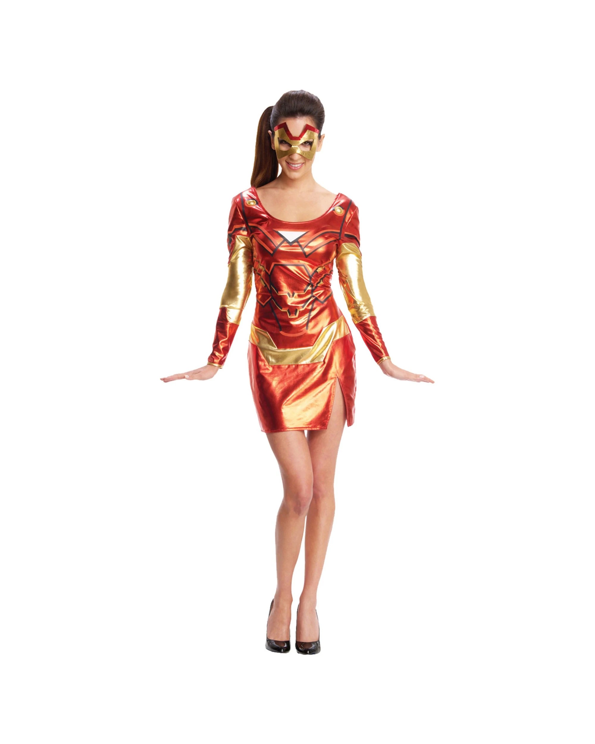 1 Marvel Iron Rescue Sexy Womens Dress Up Costume Size Xs - Multi, 1 of 3