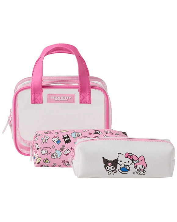 Sanrio Hello Kitty and Friends Pencil Case 3 Pack
