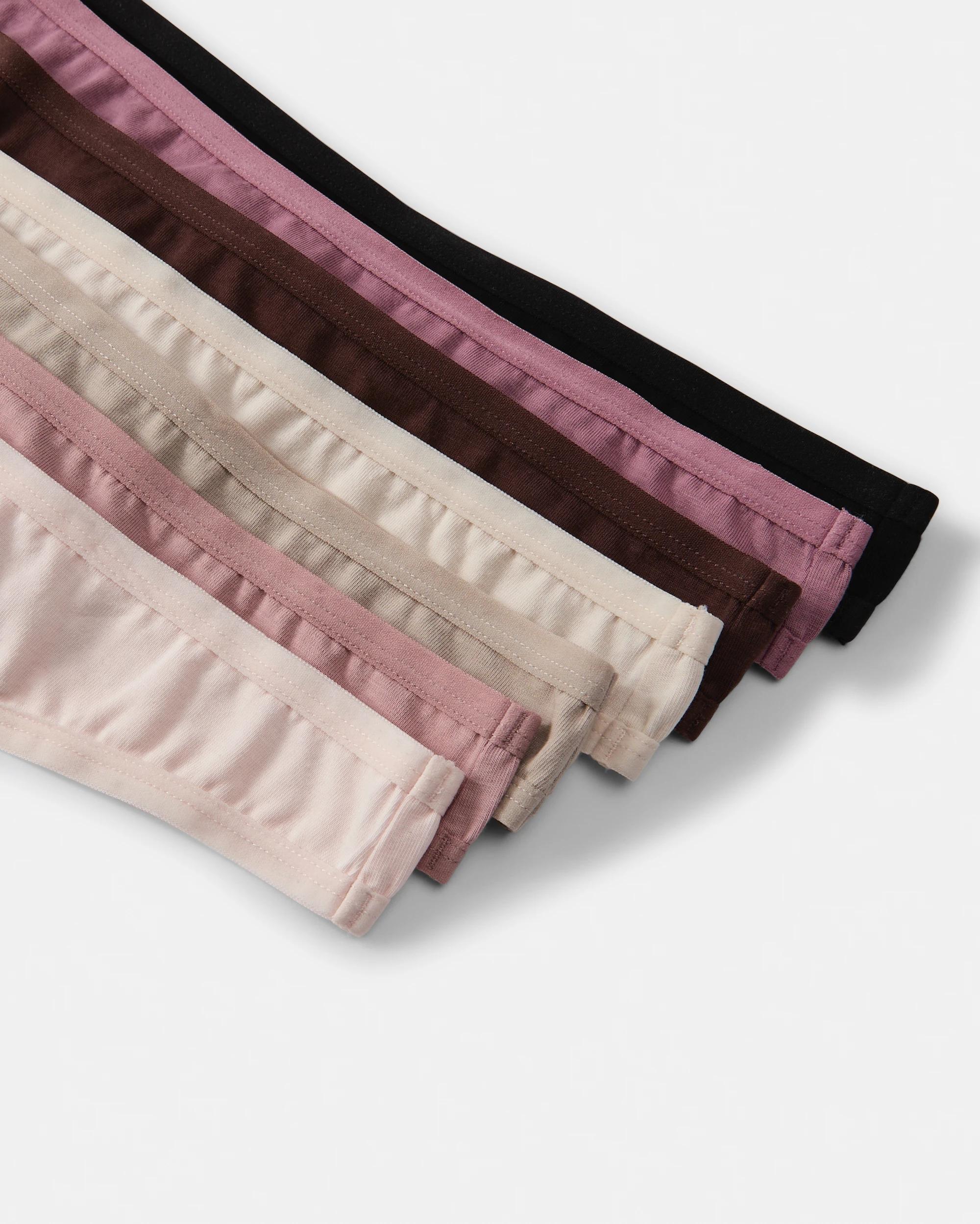 3 7 Pack G-String Briefs Pink Pack, 3 of 10