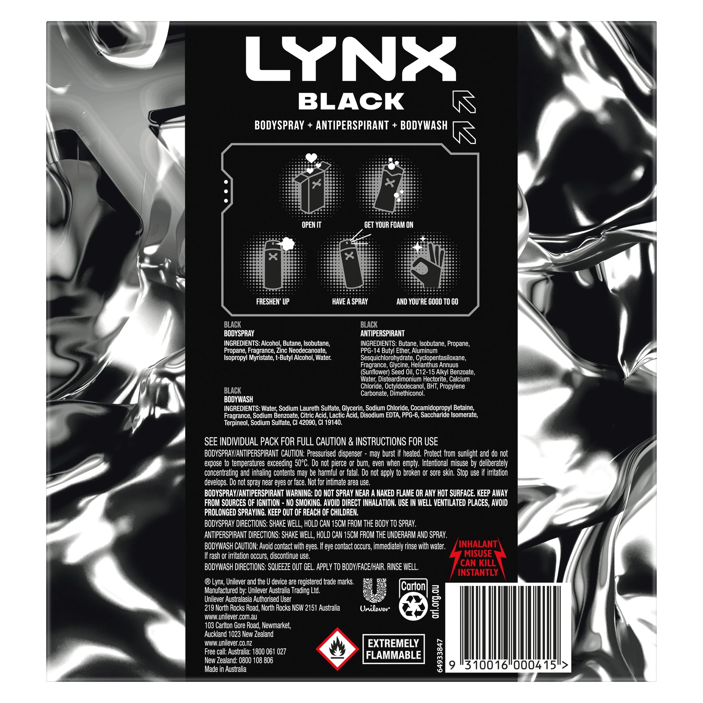 2 LYNX Black Trio Set, 2 of 3