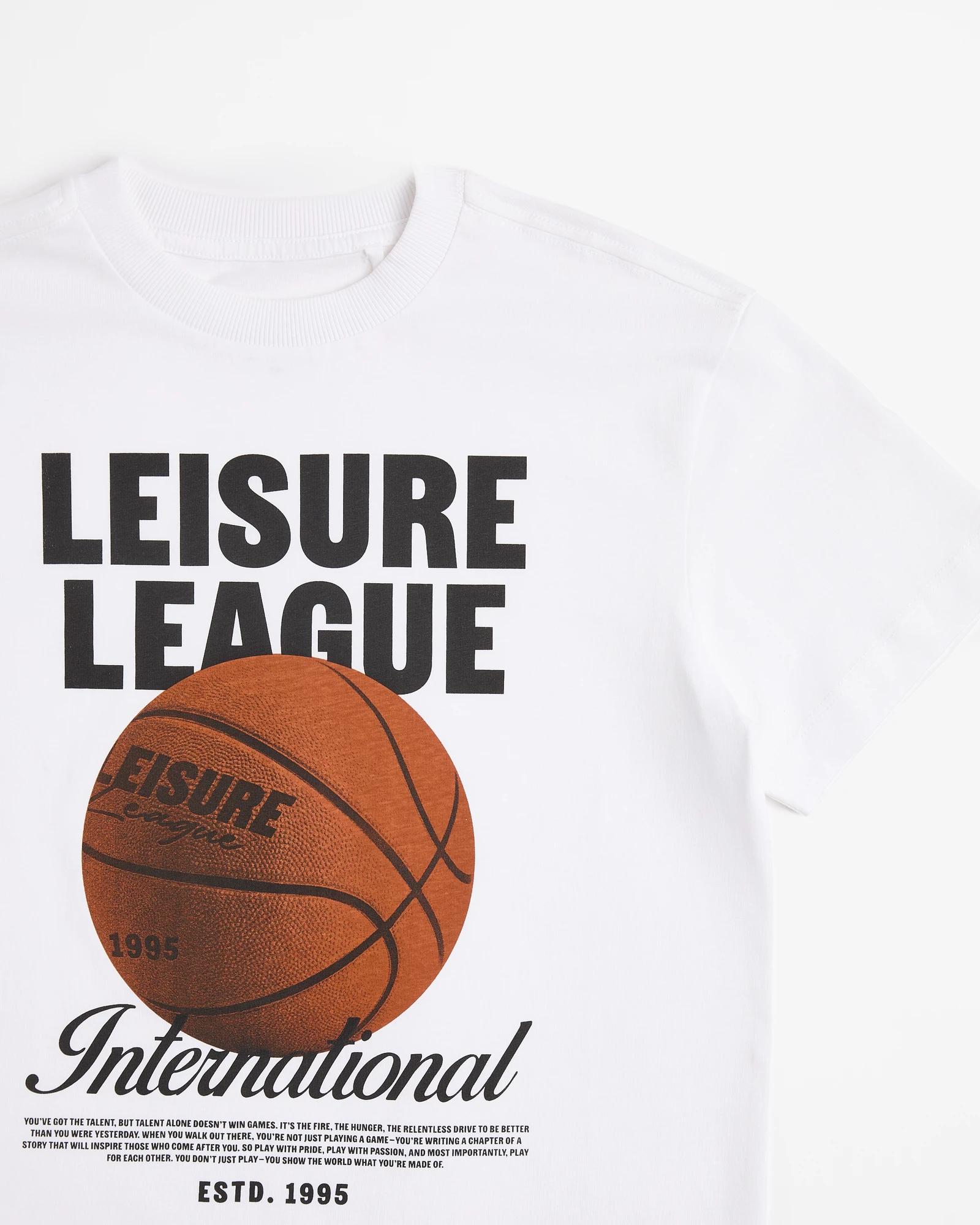 2 Target Australian Cotton Print T-shirt WHITE BASKETBALL, 2 of 3