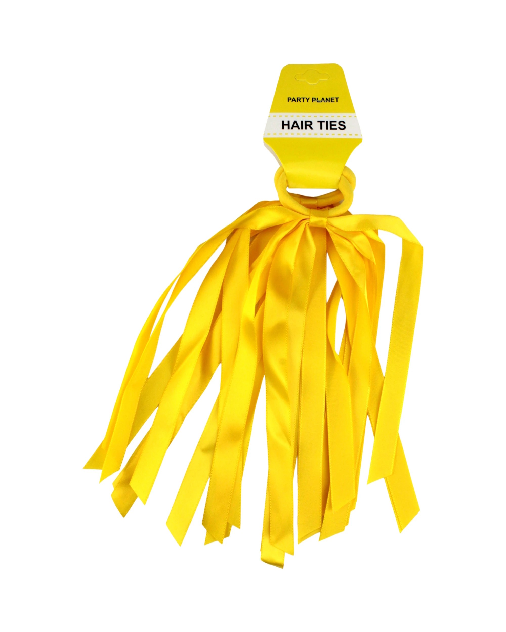 2 Oceana Ribbon Hair Ties Pack of 2 - Yellow, 2 of 3