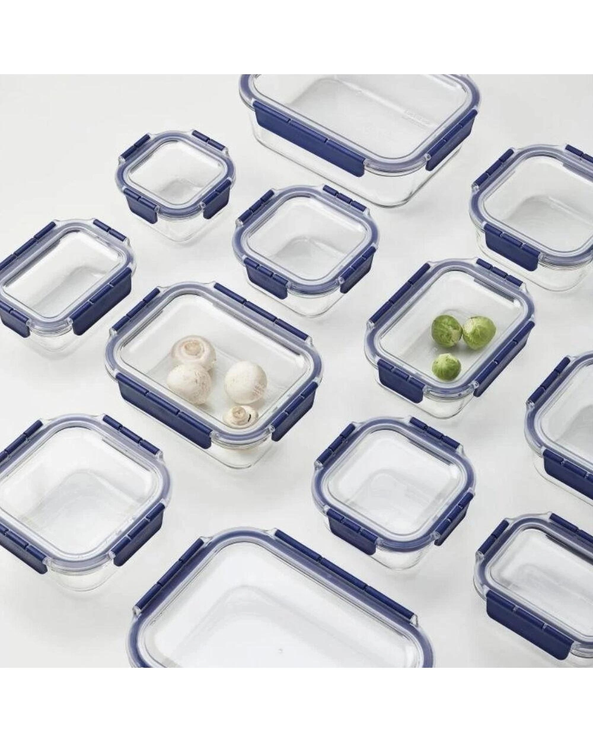 3 Lock & Lock Top Class Glass Container Set  9 Piece, 3 of 6