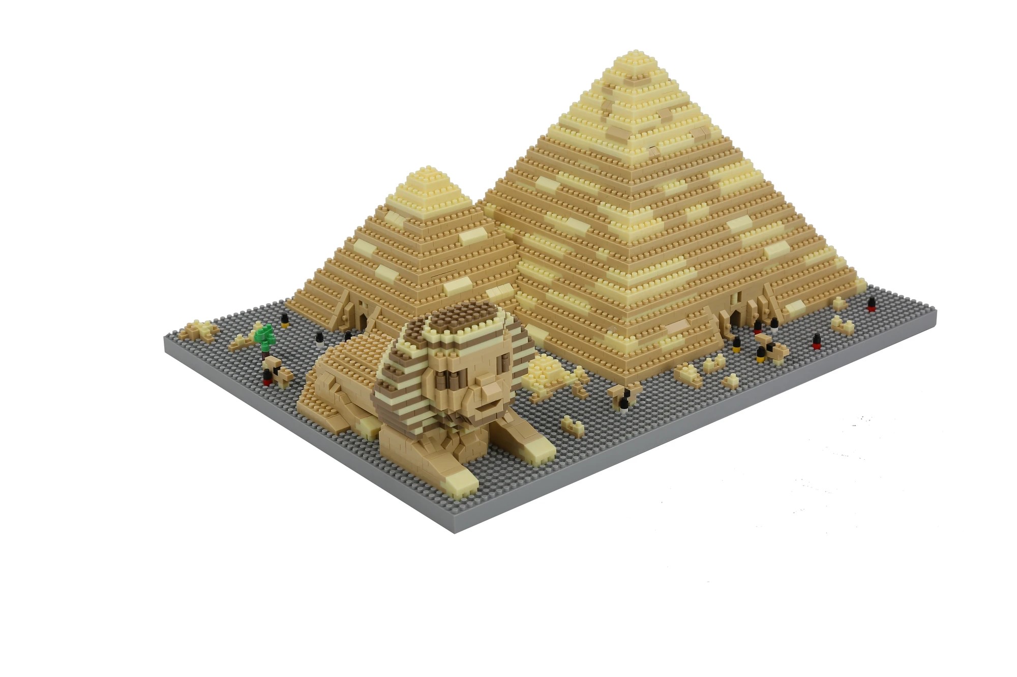 4 2155 Piece Mini Blocks Building Series: Sphinx Pyramid, 4 of 10