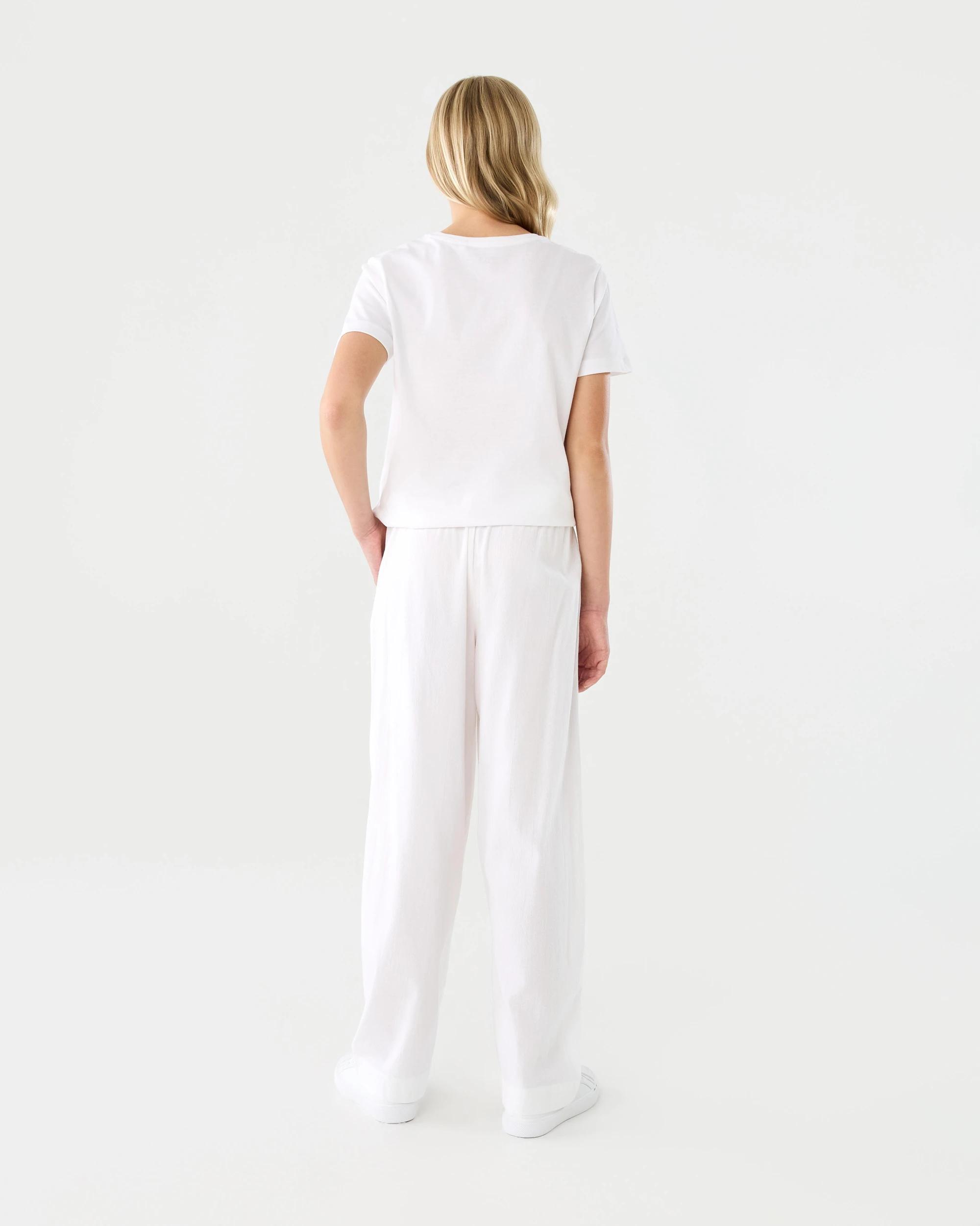 5 Barrel Leg Pants White, 5 of 5