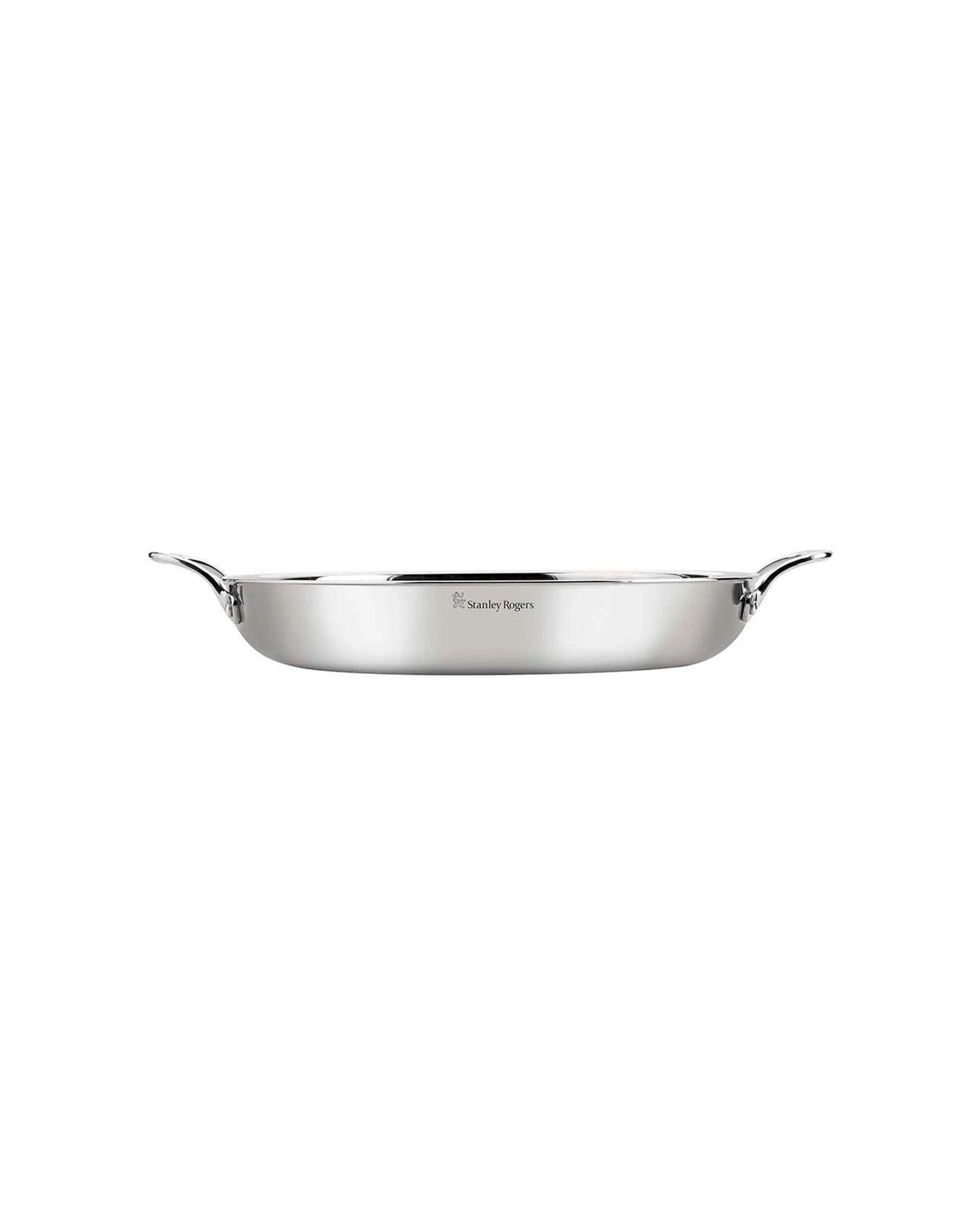 3 Stanley Rogers 36cm Matrix Induction/gas/electic Round Oven Safe Roasting Pan
 - Silver, 3 of 9