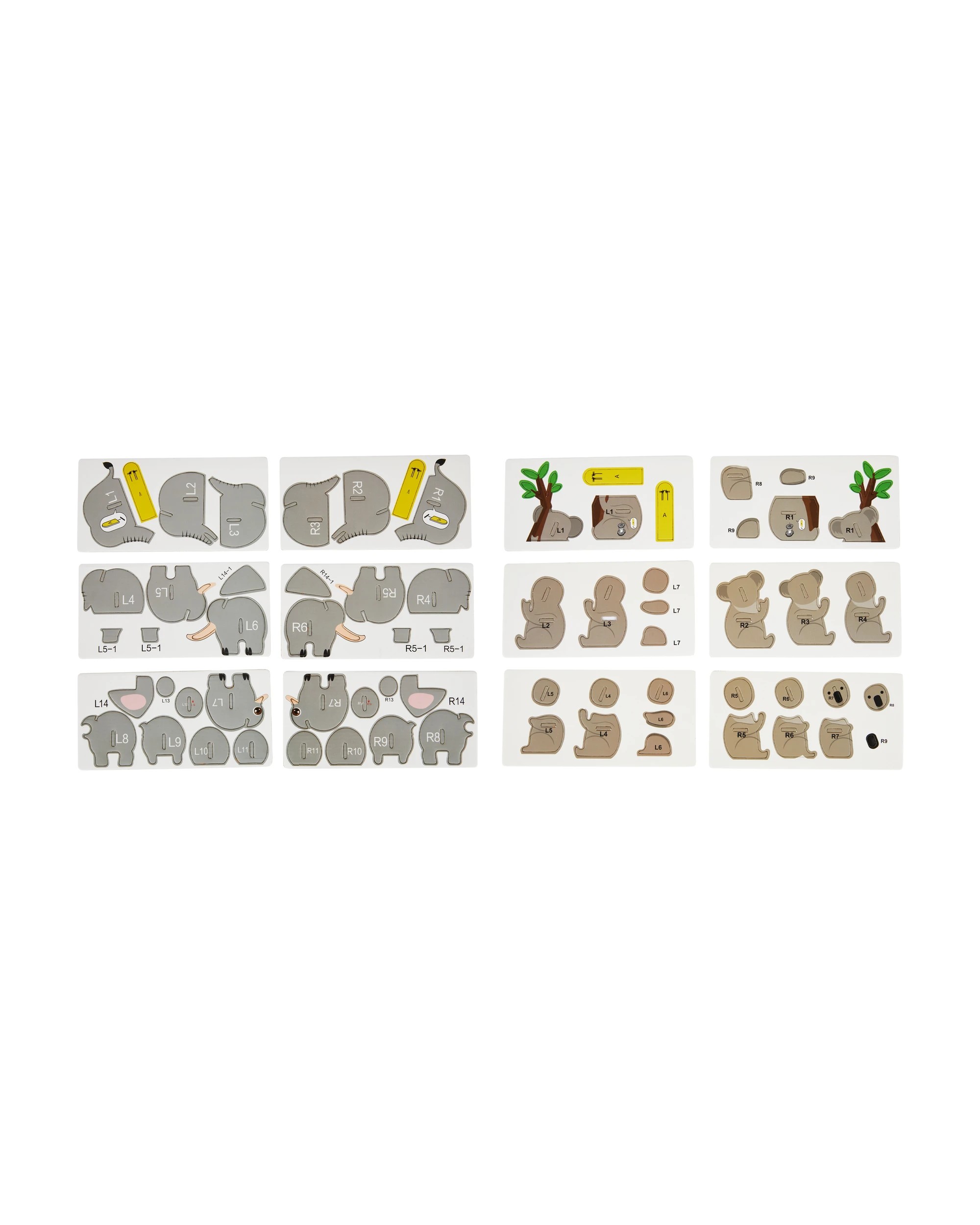 2 DIY 3D Cardboard Model - Assorted, 2 of 8